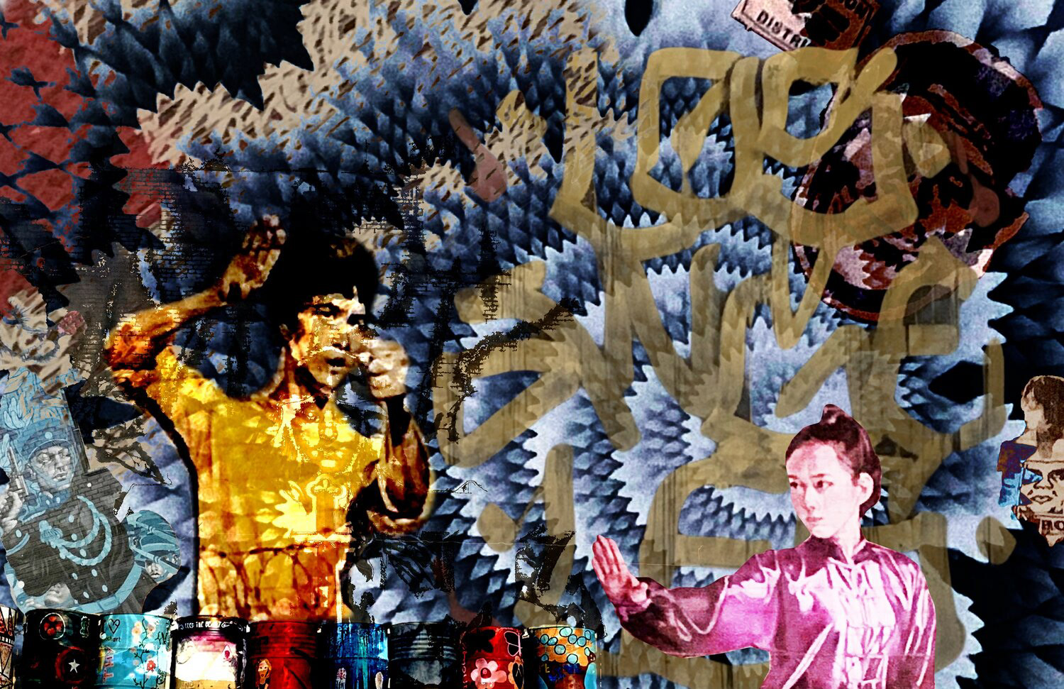 Frank Wong, "Graffiti in LA," 2019, Adobe Photoshop.