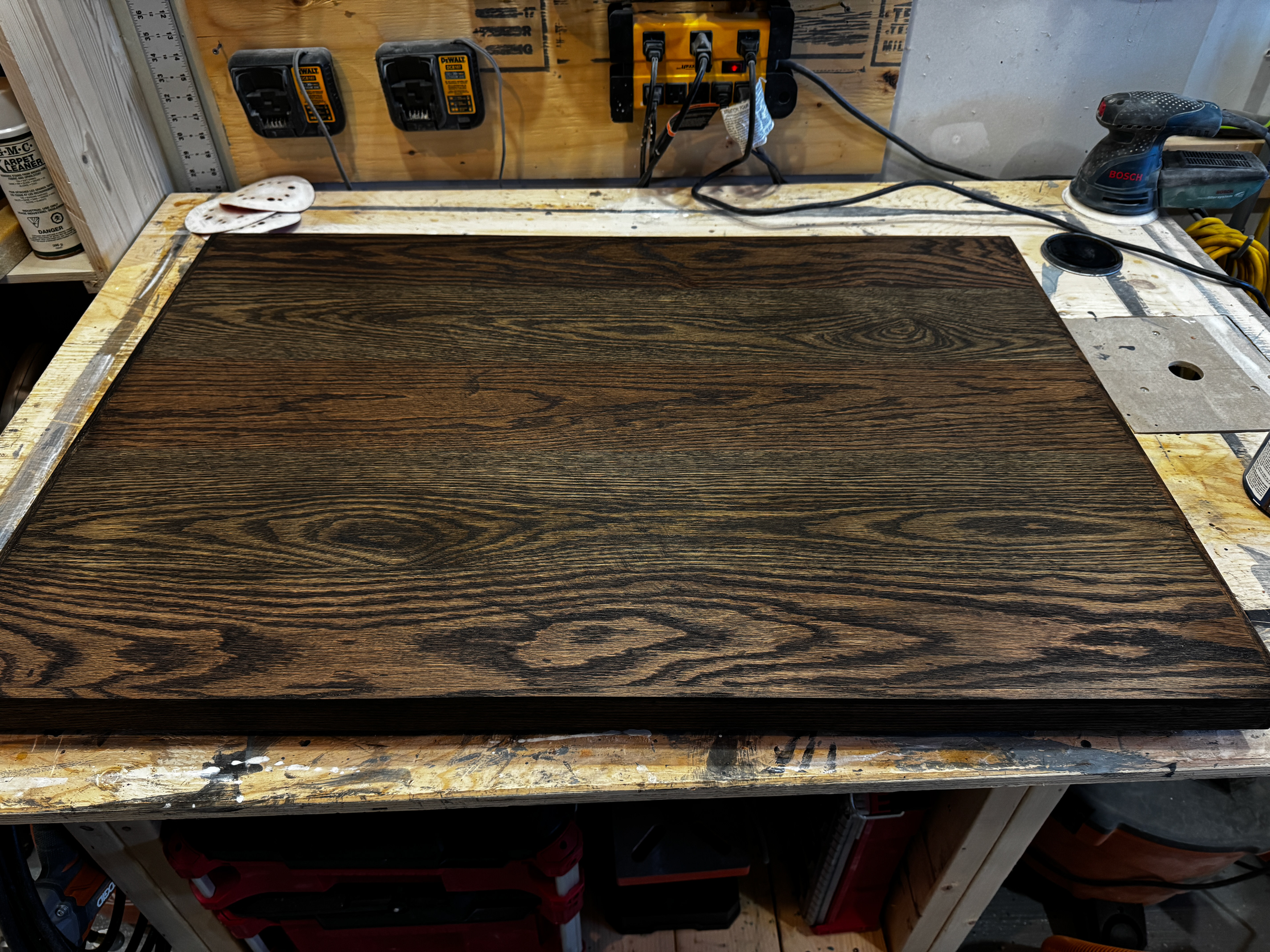 Work in Progress - Oak with Ebony Finish