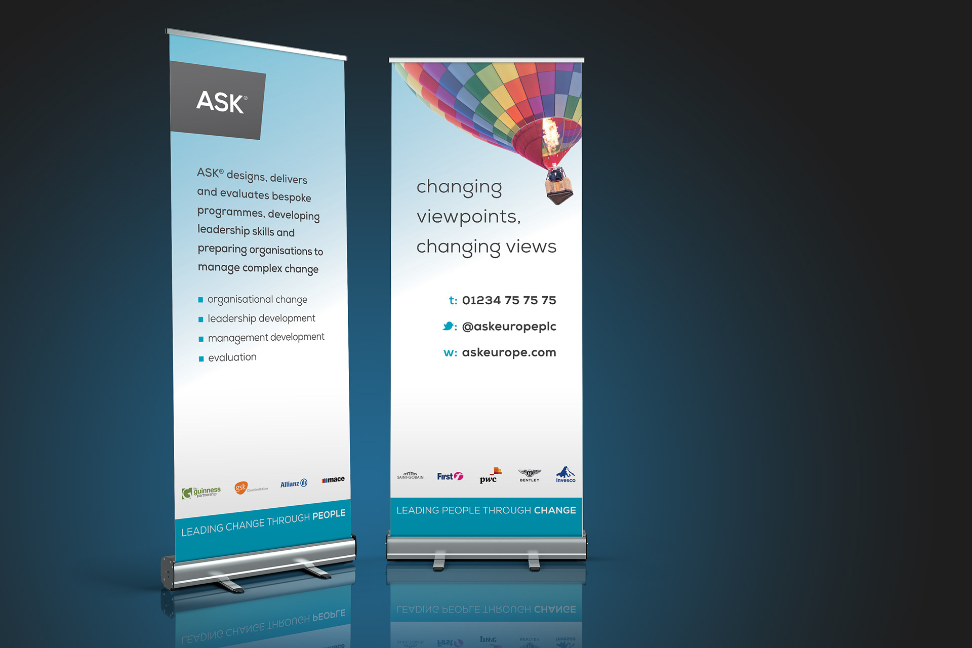 ASK Exhibition Pull up Banners 2016