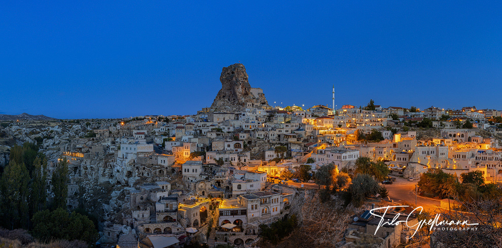 Ortahisar at blue hour