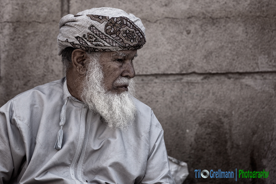 Traders at a market in Oman