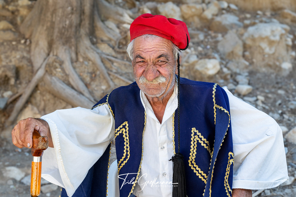Greek man in traditional costume