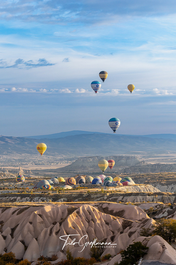 Hot air balloons