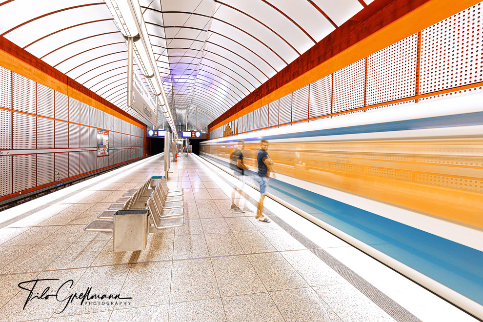 subway station in Munich