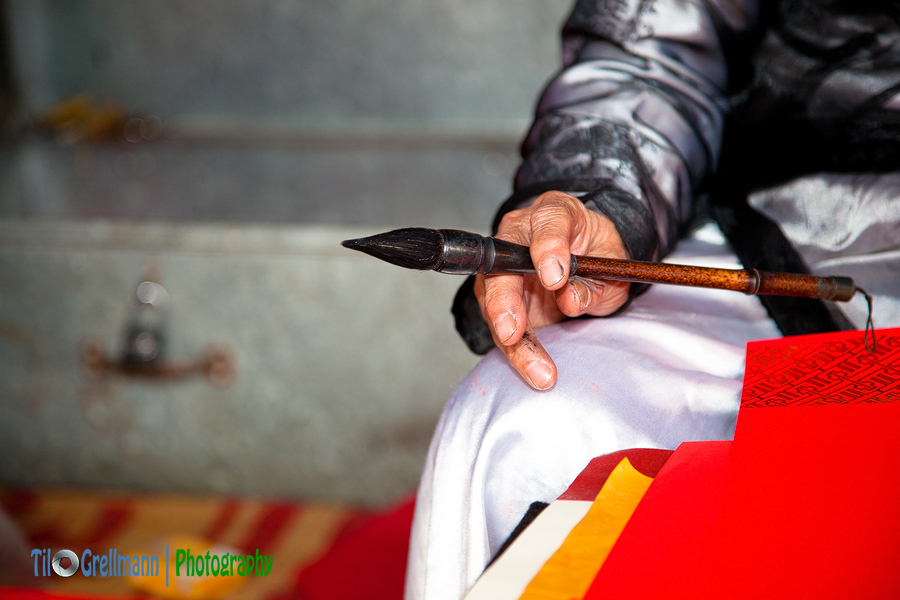 calligrapher in Hanoi
