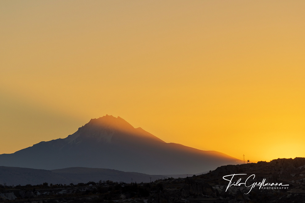 Mount Erciyes at sunrise