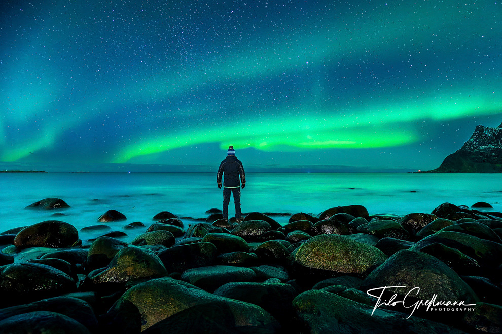 Northern Lights at the Arctic Circle
