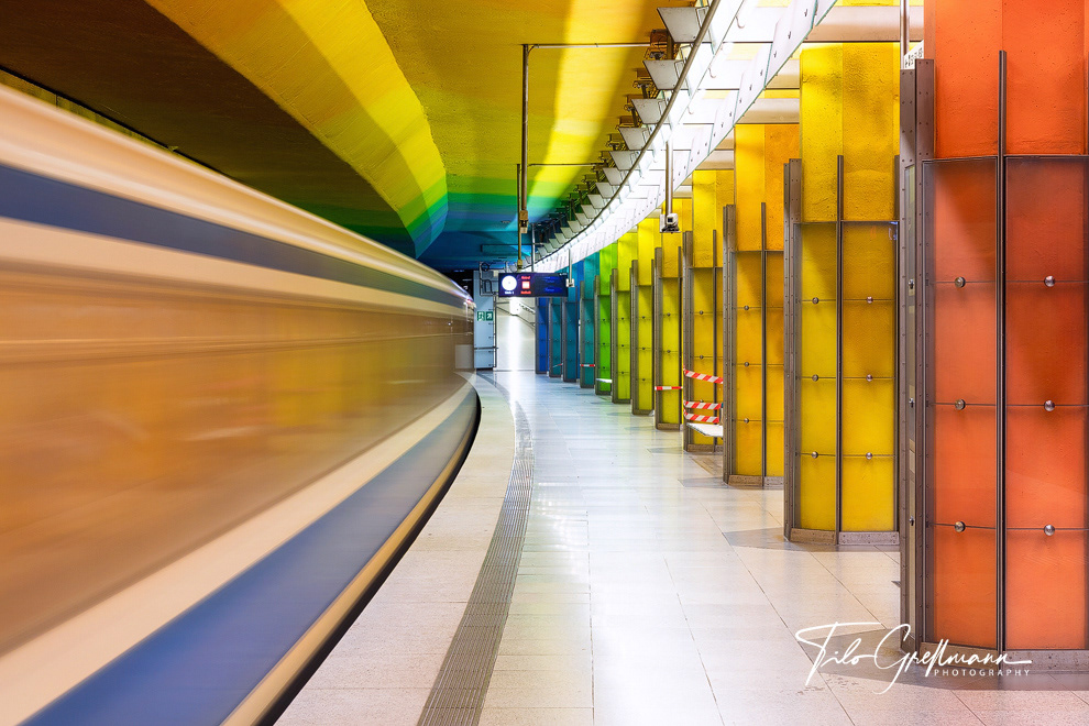 subway station in Munich