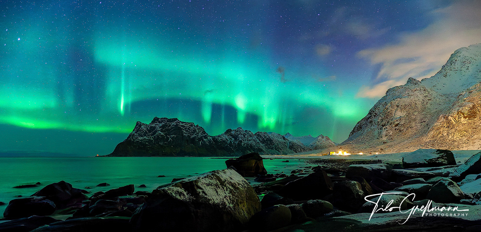 Northern Lights at the Arctic Circle