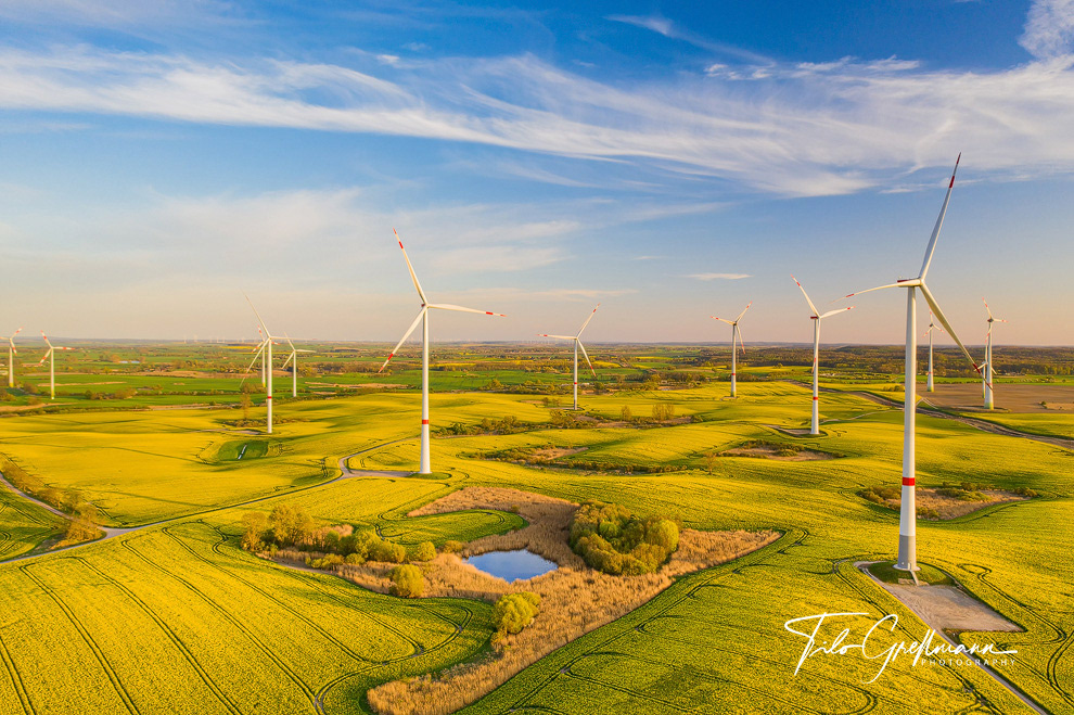 Windräder in der Uckermark