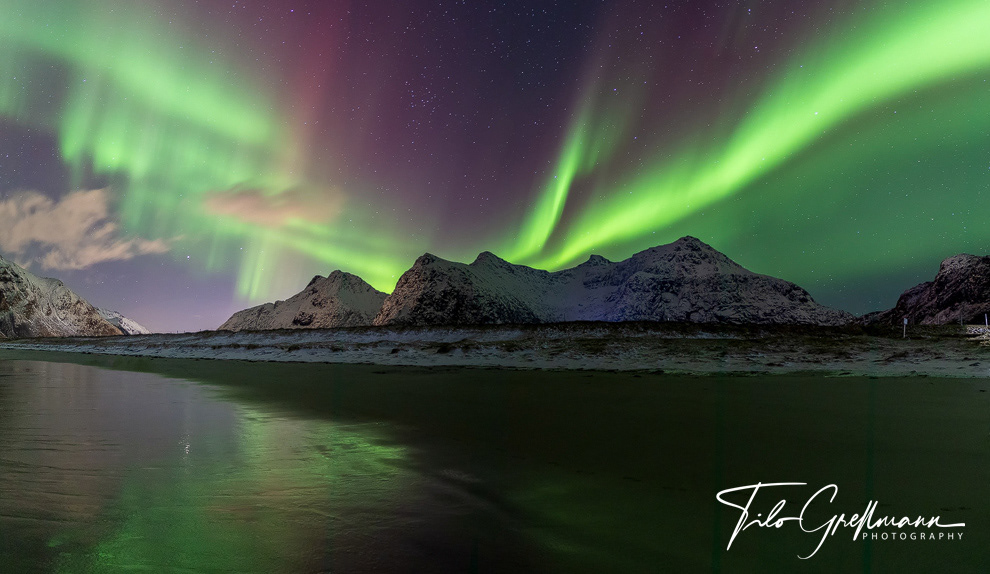 Auroa Borealis in Norwegen