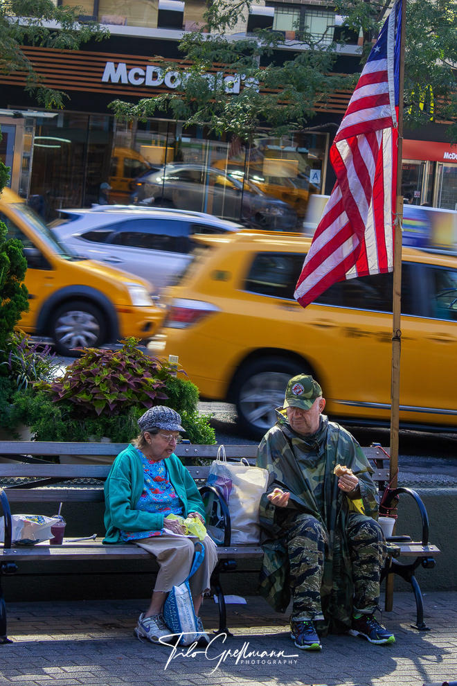 street scene in New York