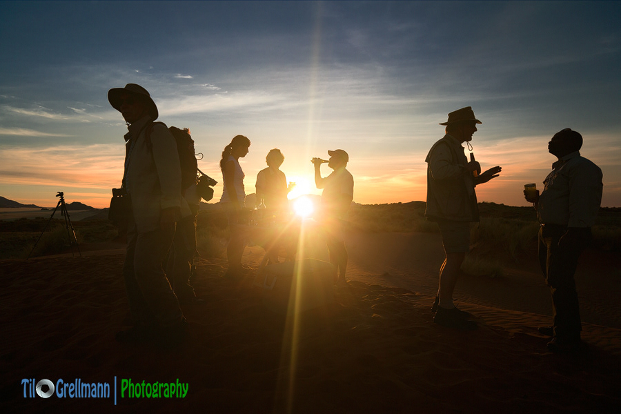 Sundowner in Afrika