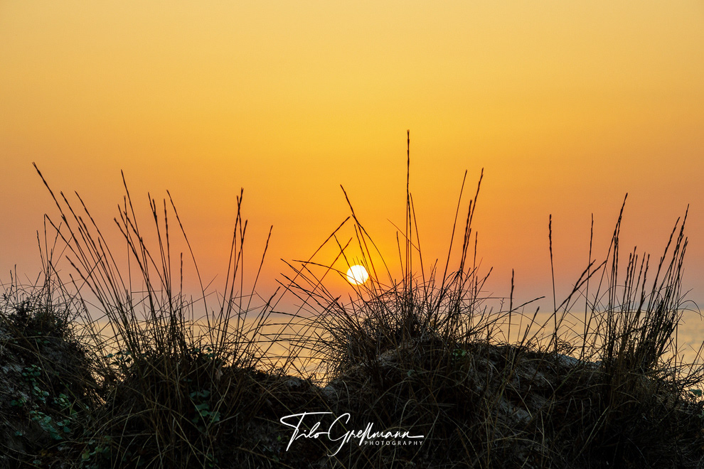 Sonnenuntergang an der Westküste