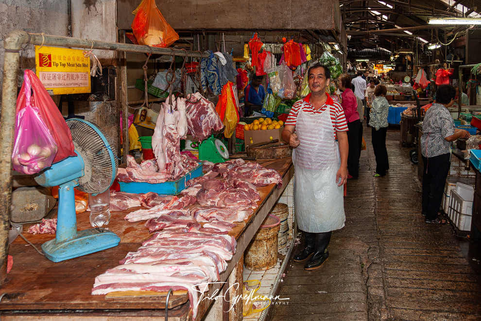 Butcher in Kuala Lumpur (Malaysia)