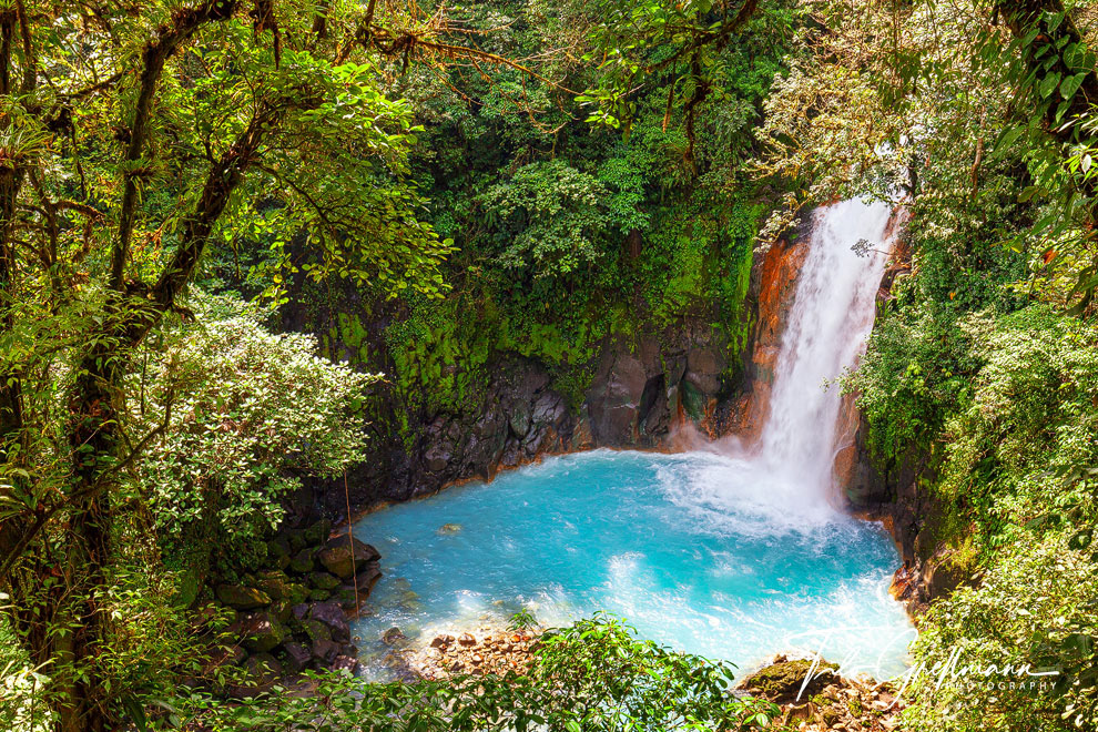 The Blue Waterfall, Costa Rica