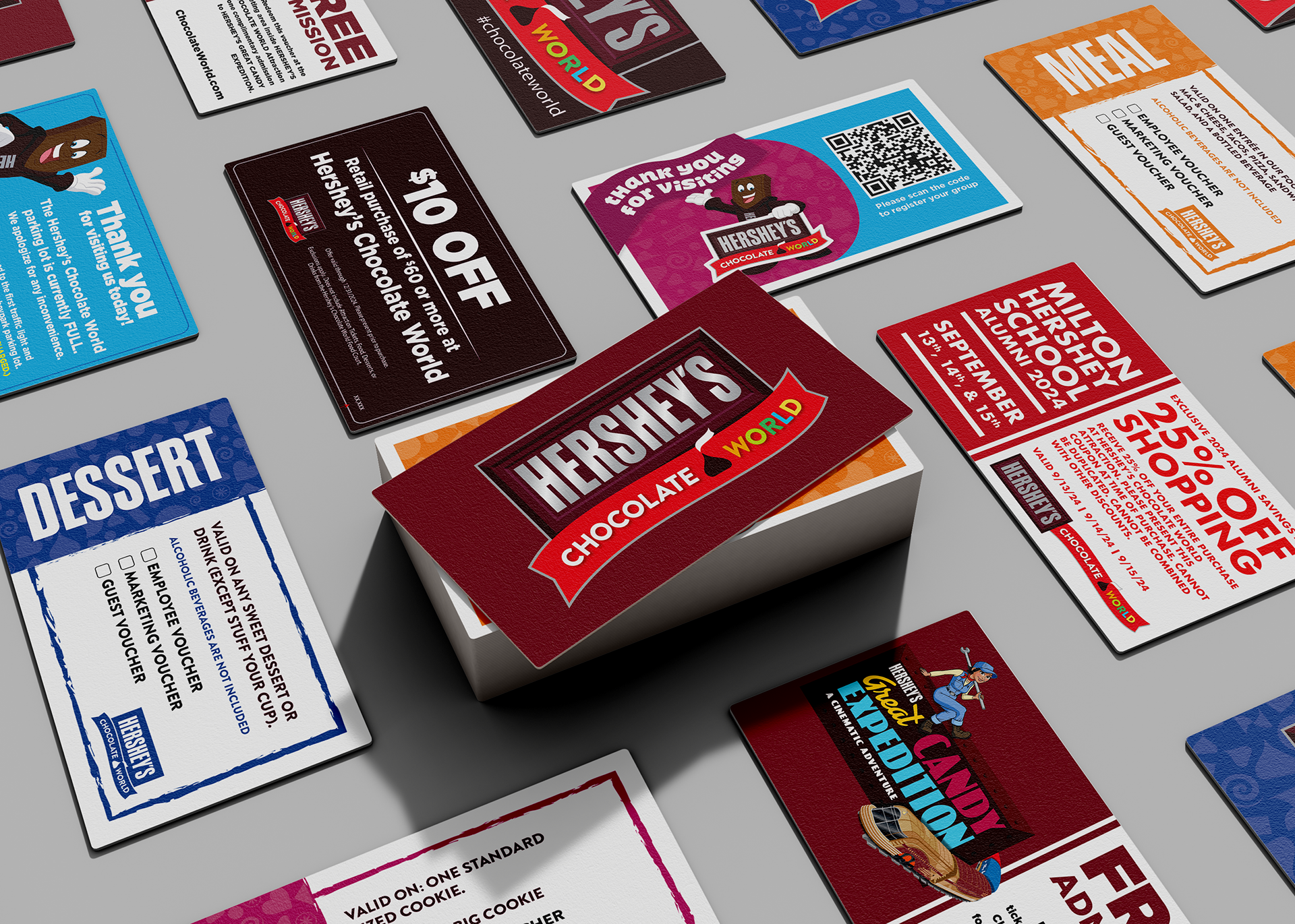 Some of the Vouchers we'd hand out