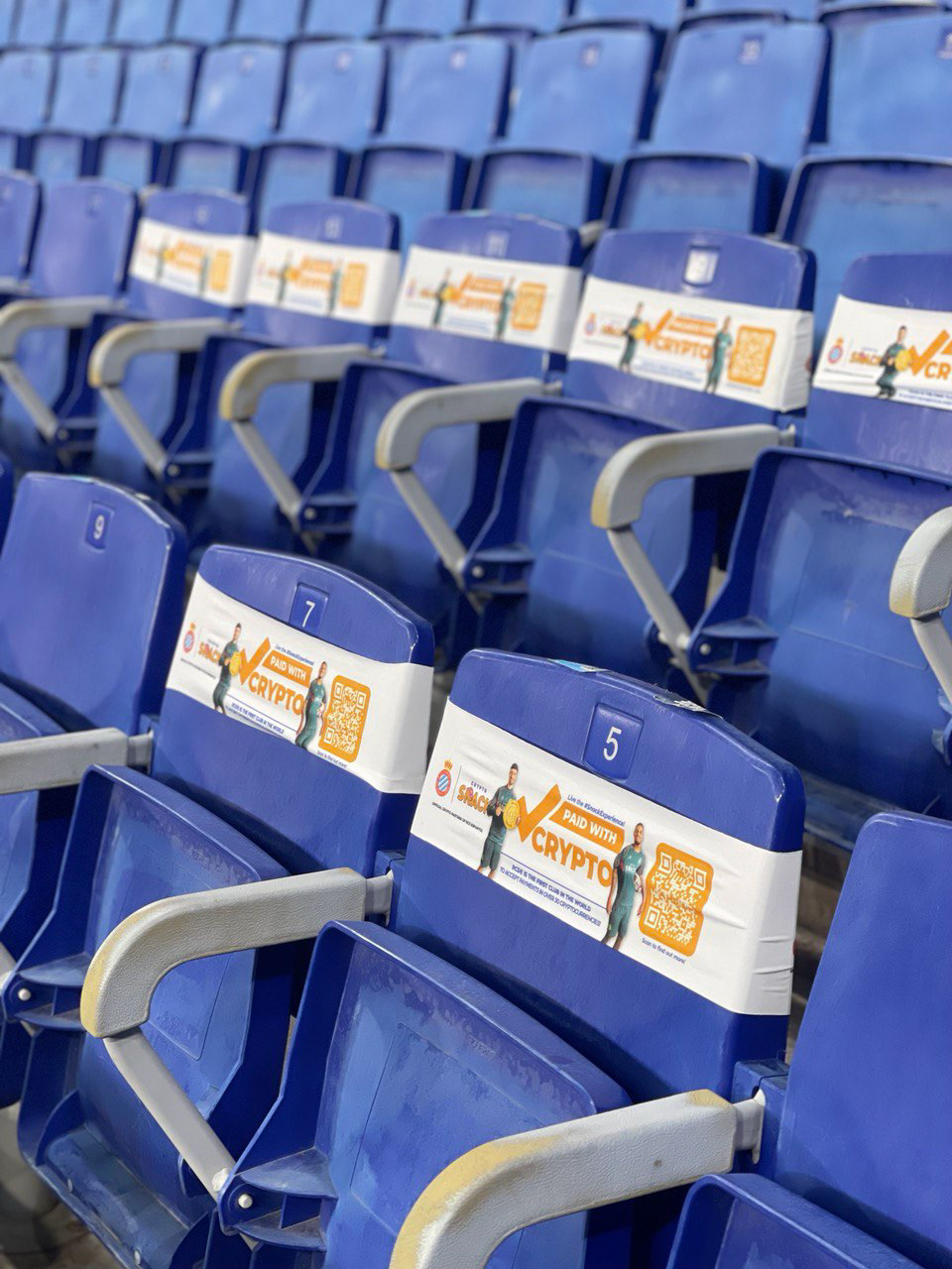 Marketing actions in football stadium