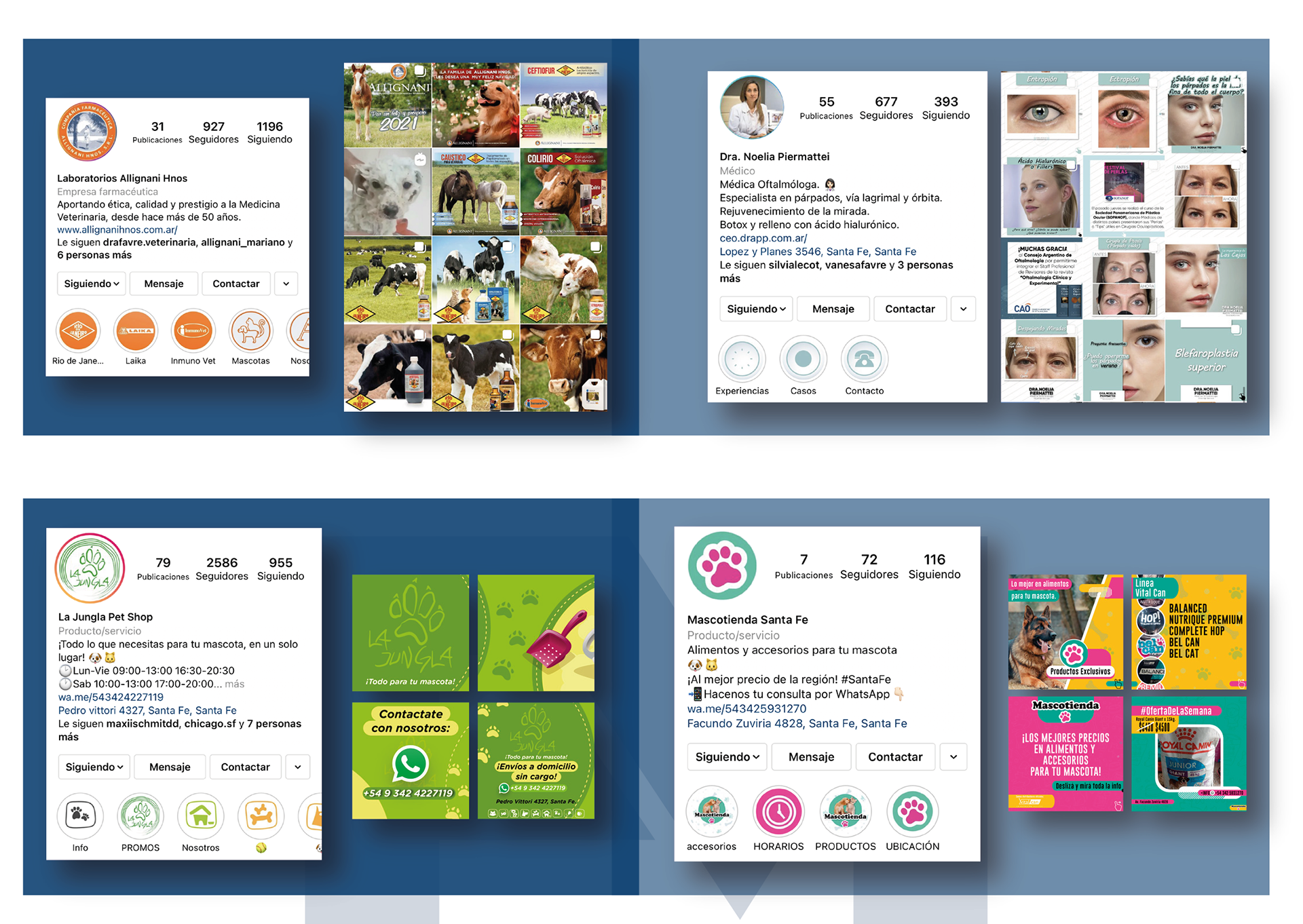 Social Media profiles and work