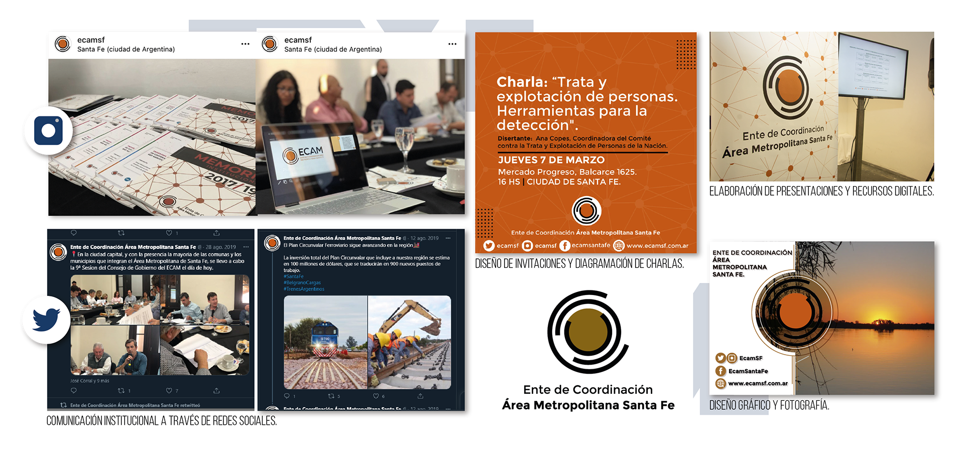 Social Media profiles and work