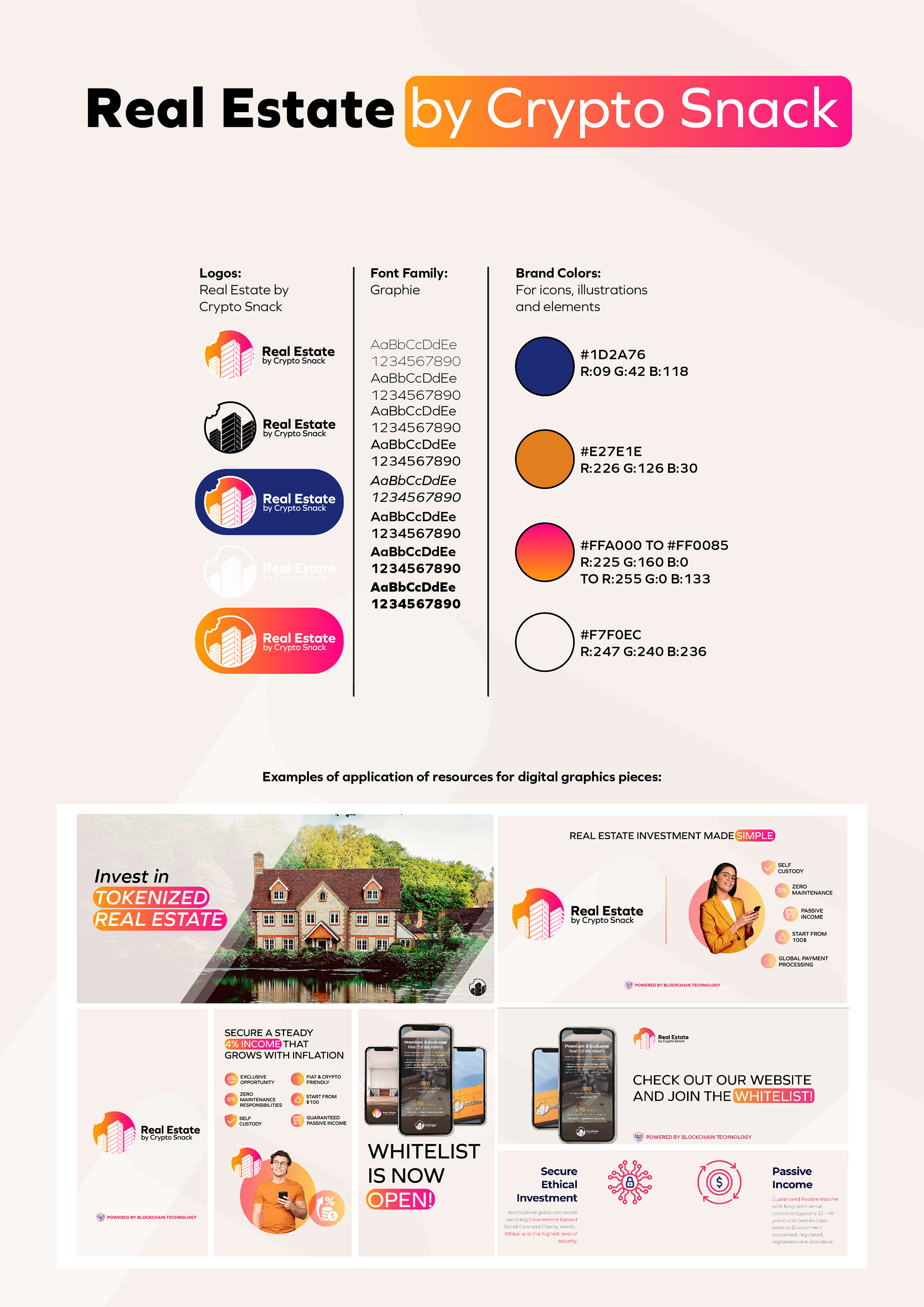 Main branding design of the business vertical