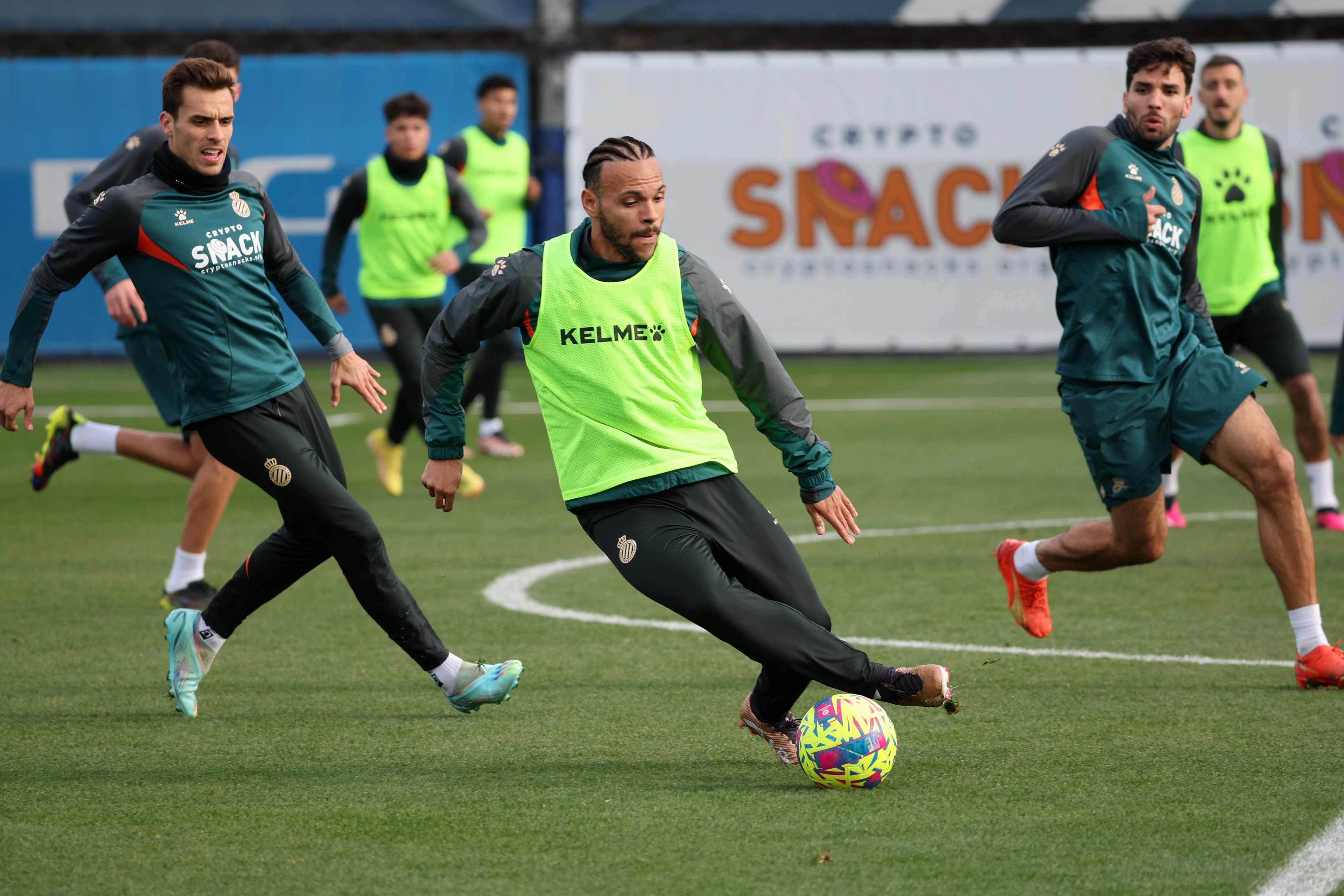 Brand on team equipment and training ground