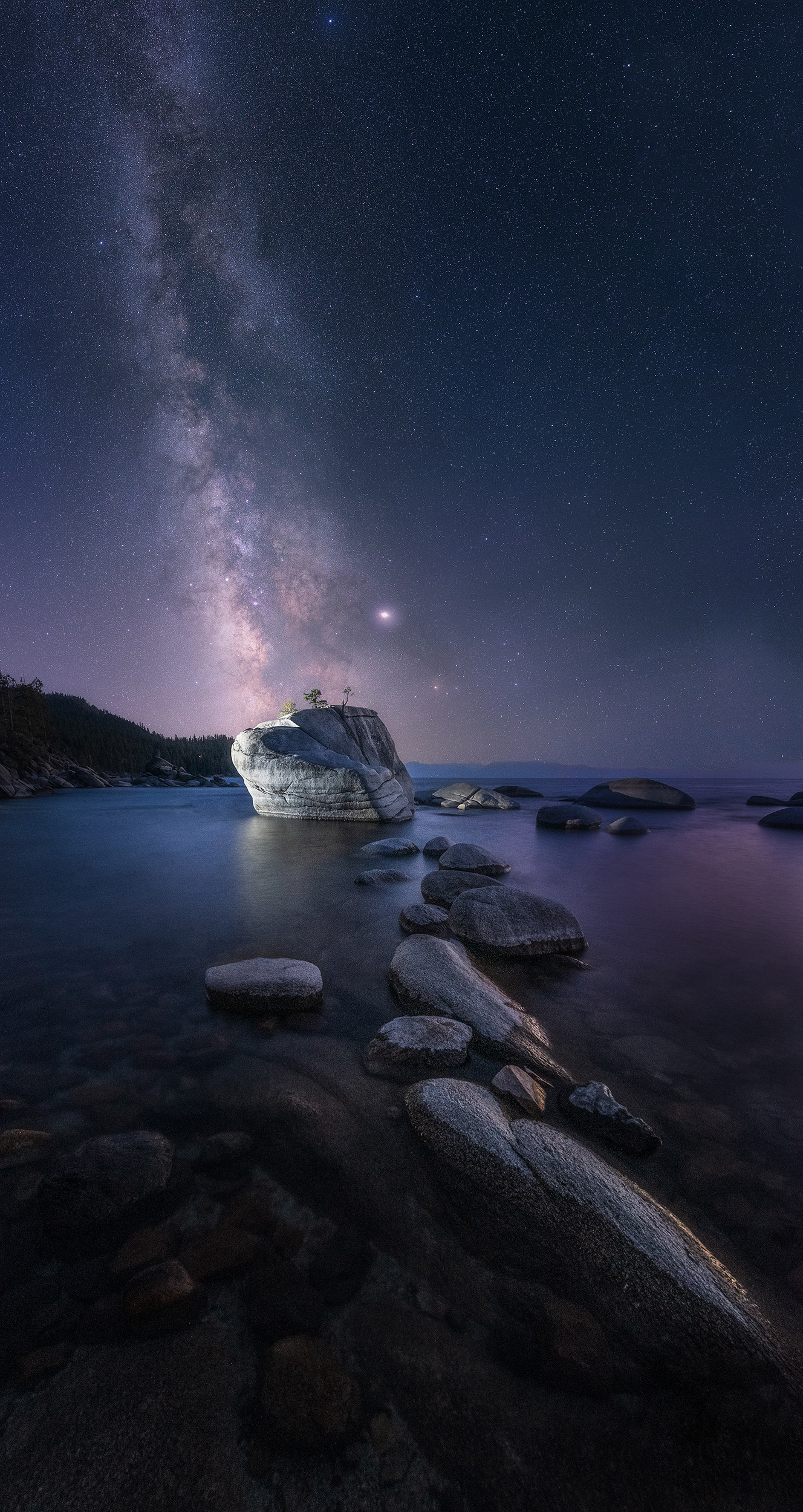 Bonsai Rock, Lake Tahoe, NV, USA
