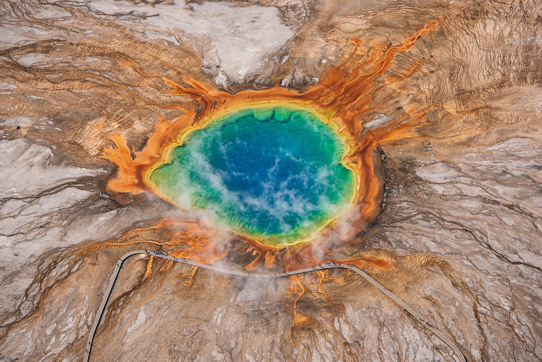 Grand Prismatic Spring, WY, USA