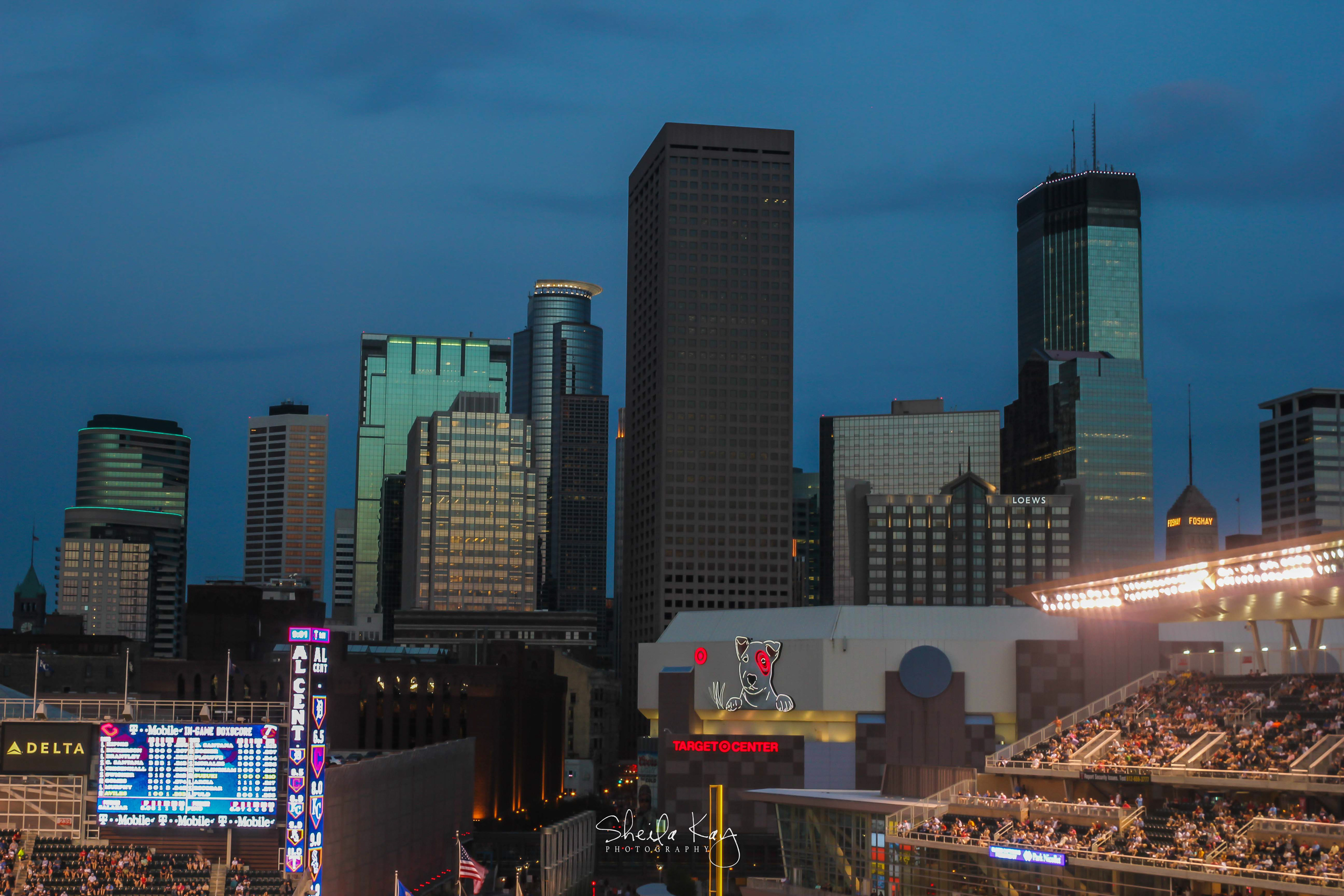 Minneapolis Skyline from Target Field
