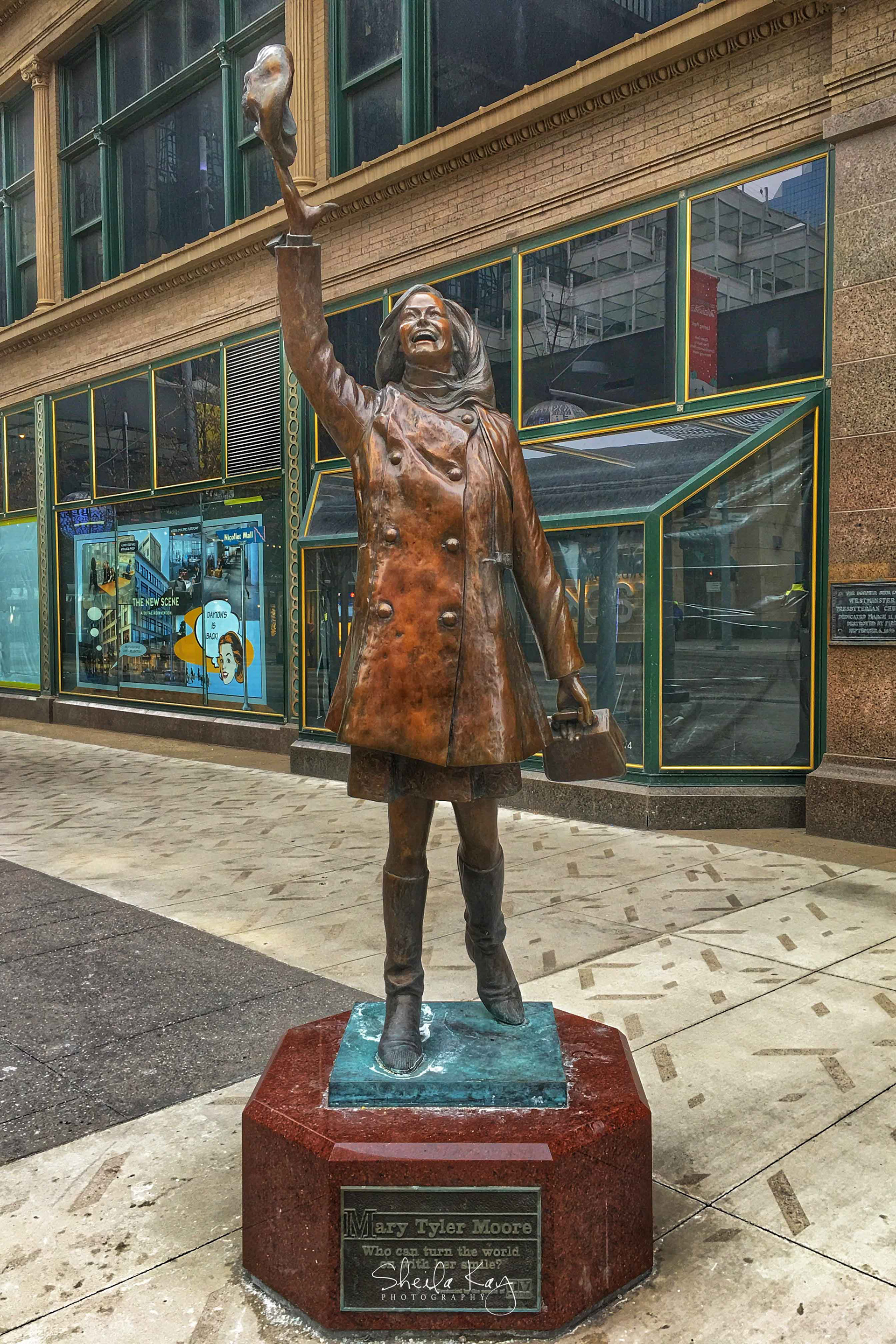 Mary Tyler Moore in Downtown Minneapolis