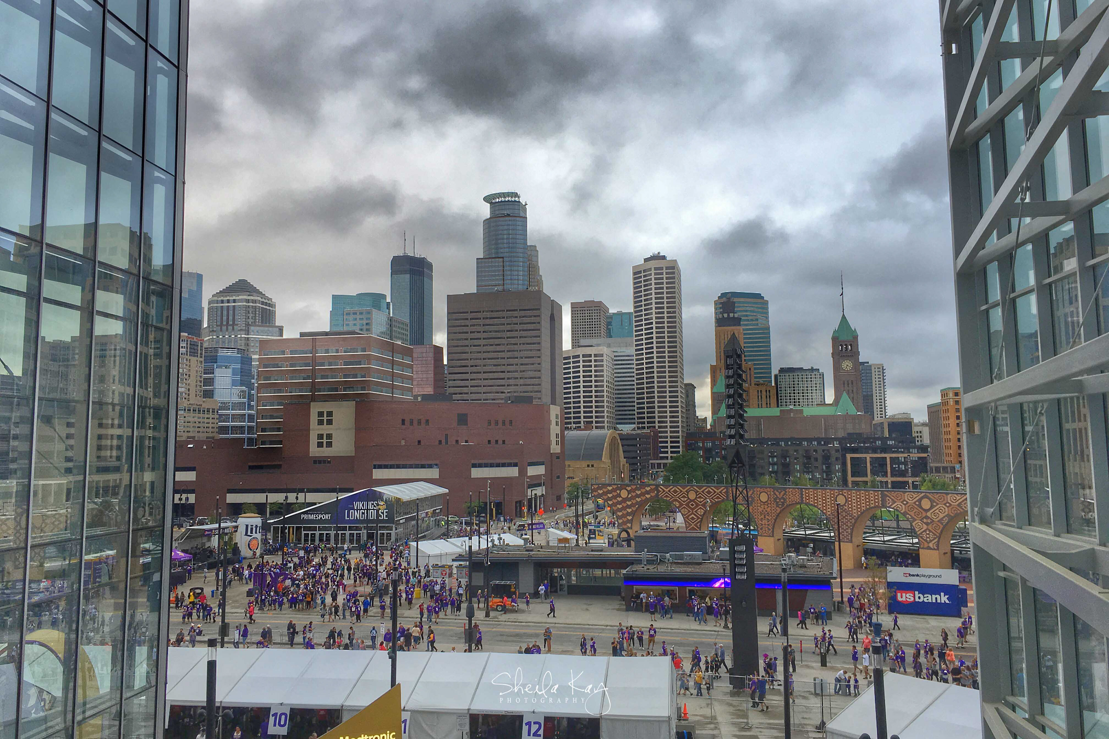 Minneapolis from US Bank Stadium