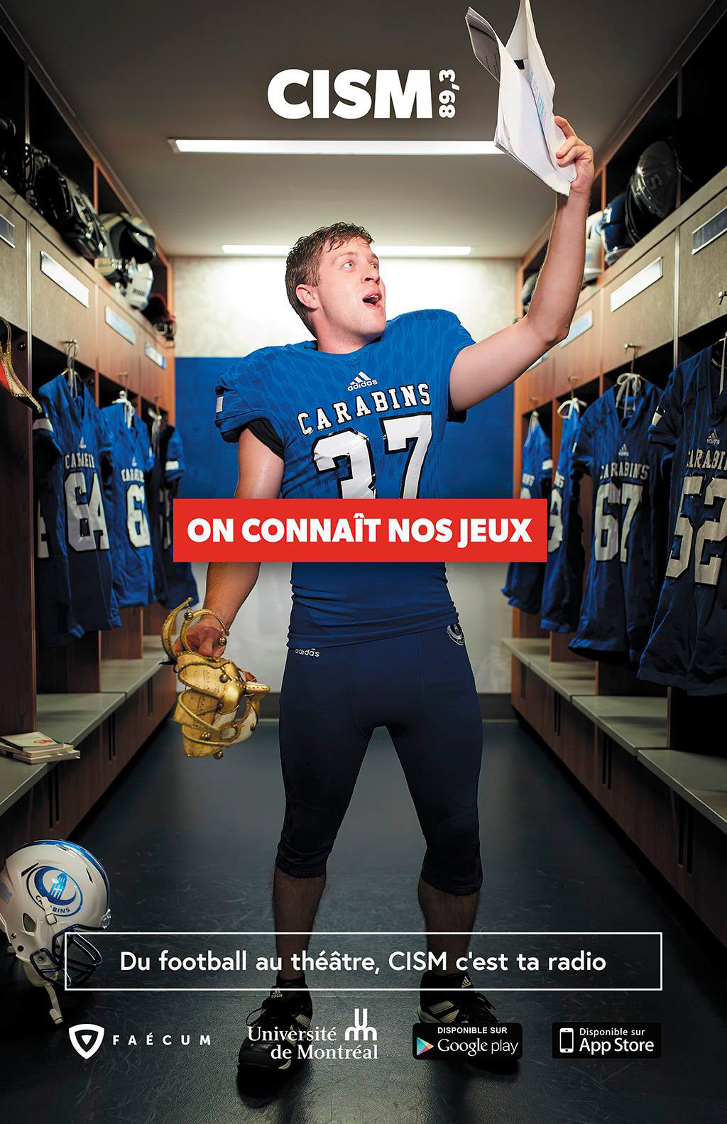 Publicité pour la radio CISM