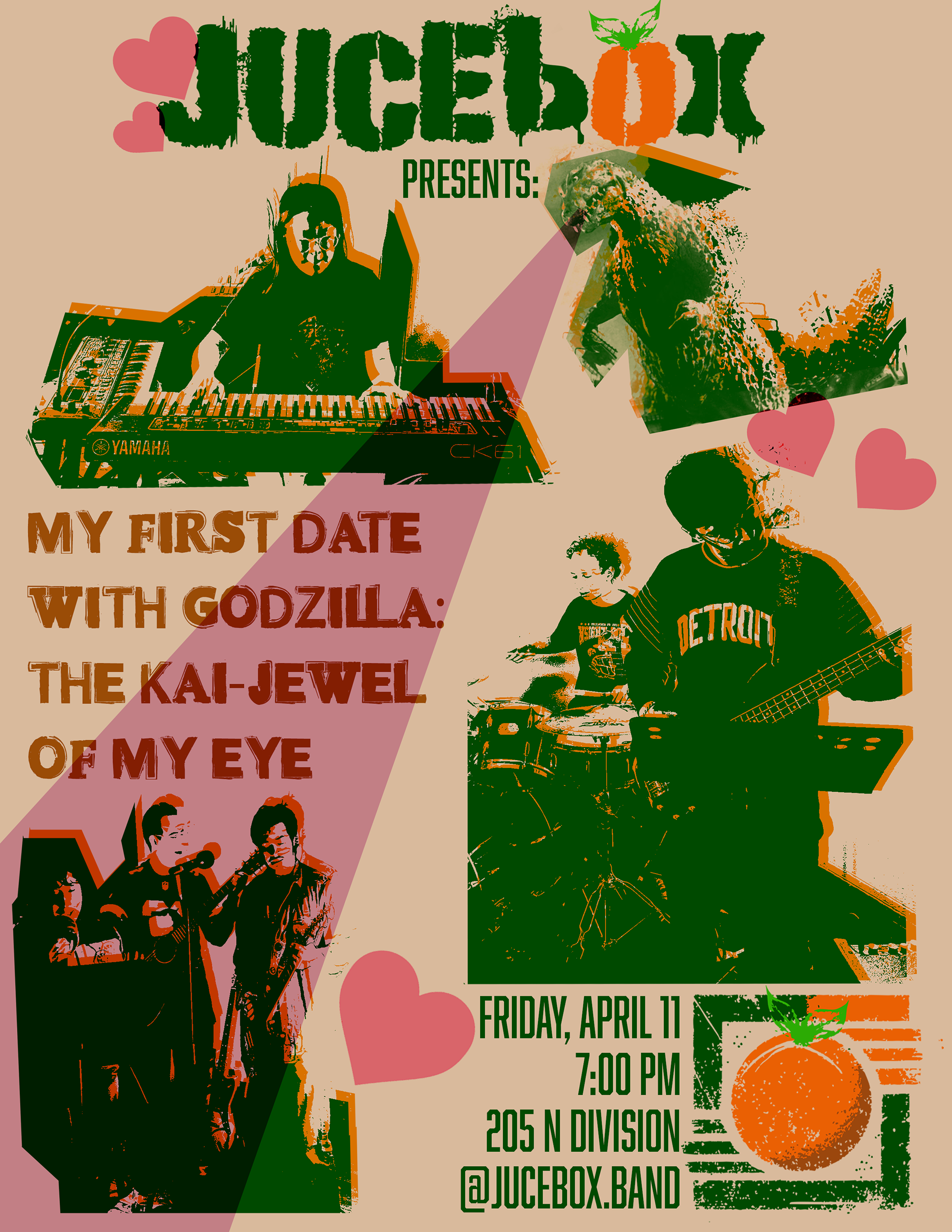 Poster for Jucebox's concert! (2025)