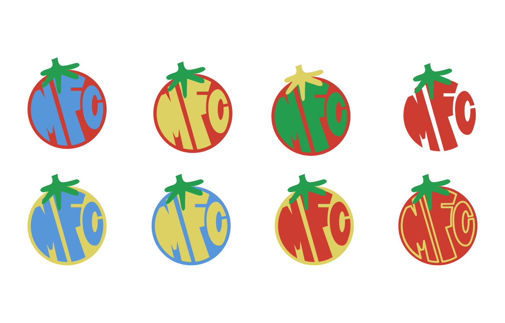 Finalized logo designs
