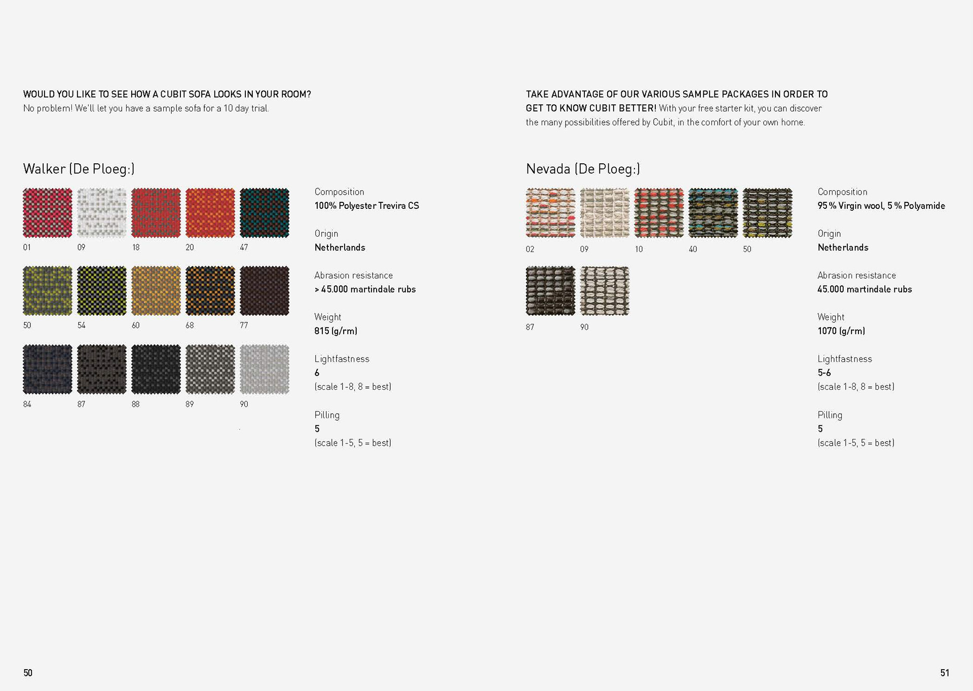 Couche Fabric Selection