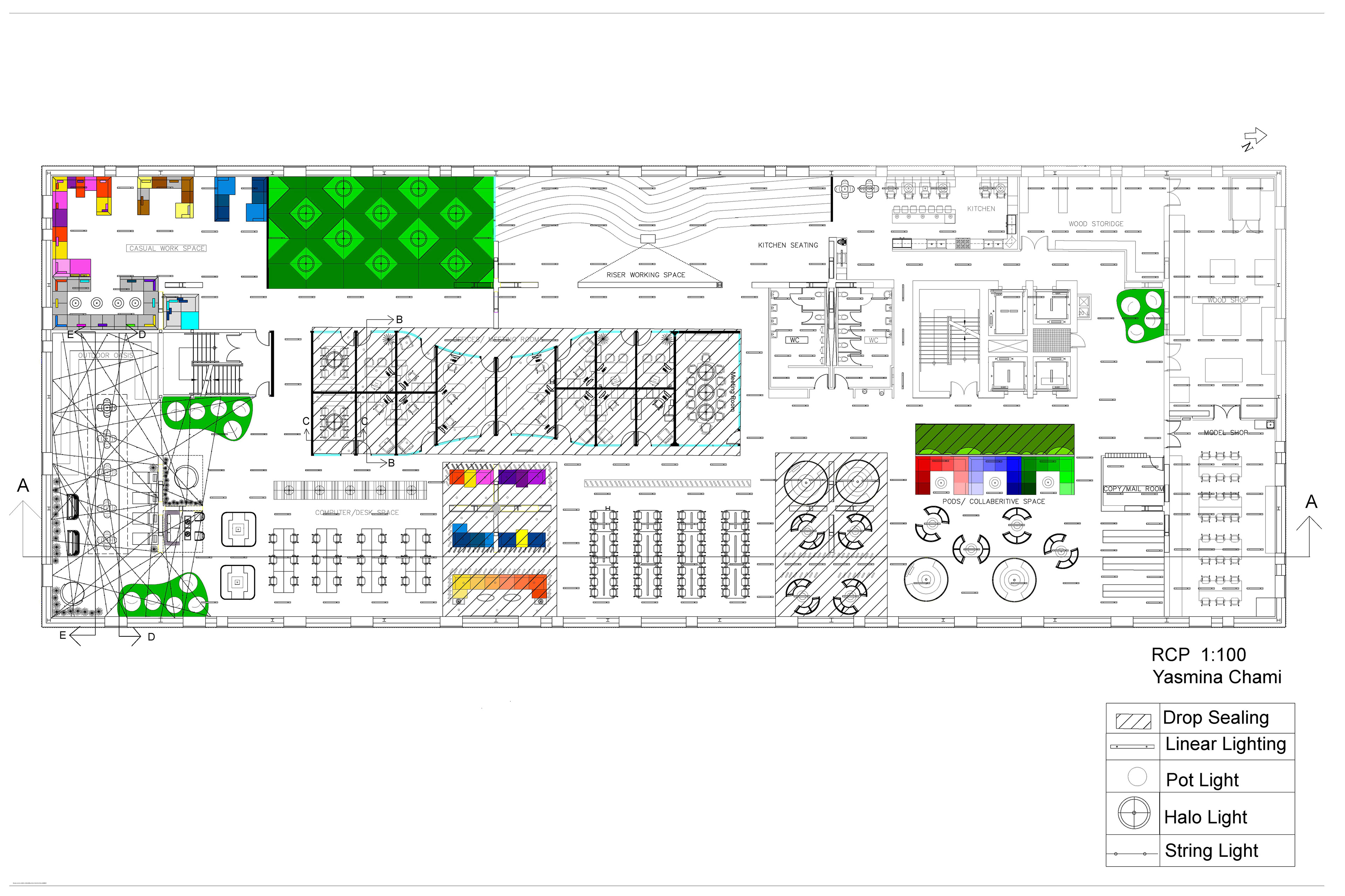 RCP And Floor Plan