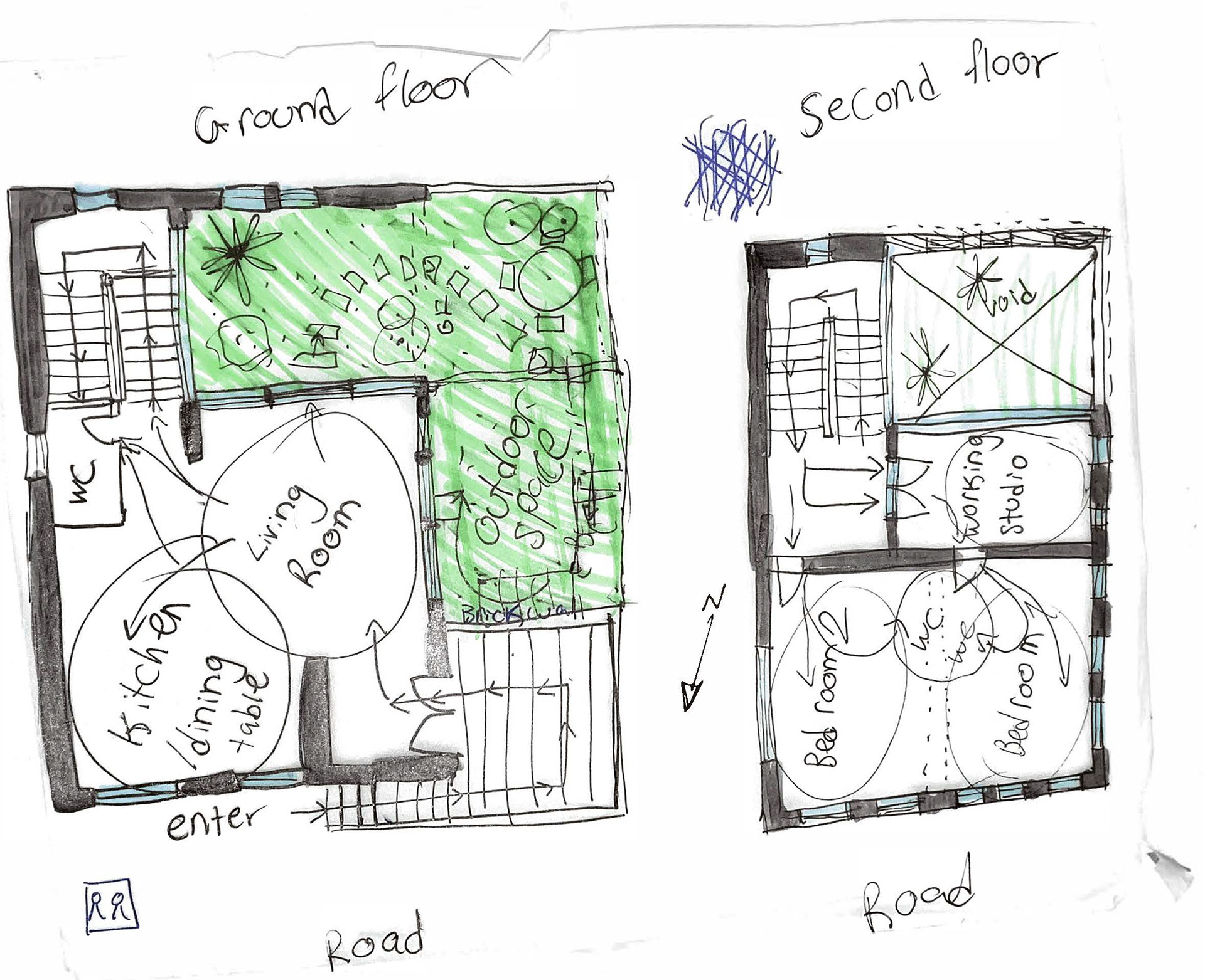 Ground and Second Floor