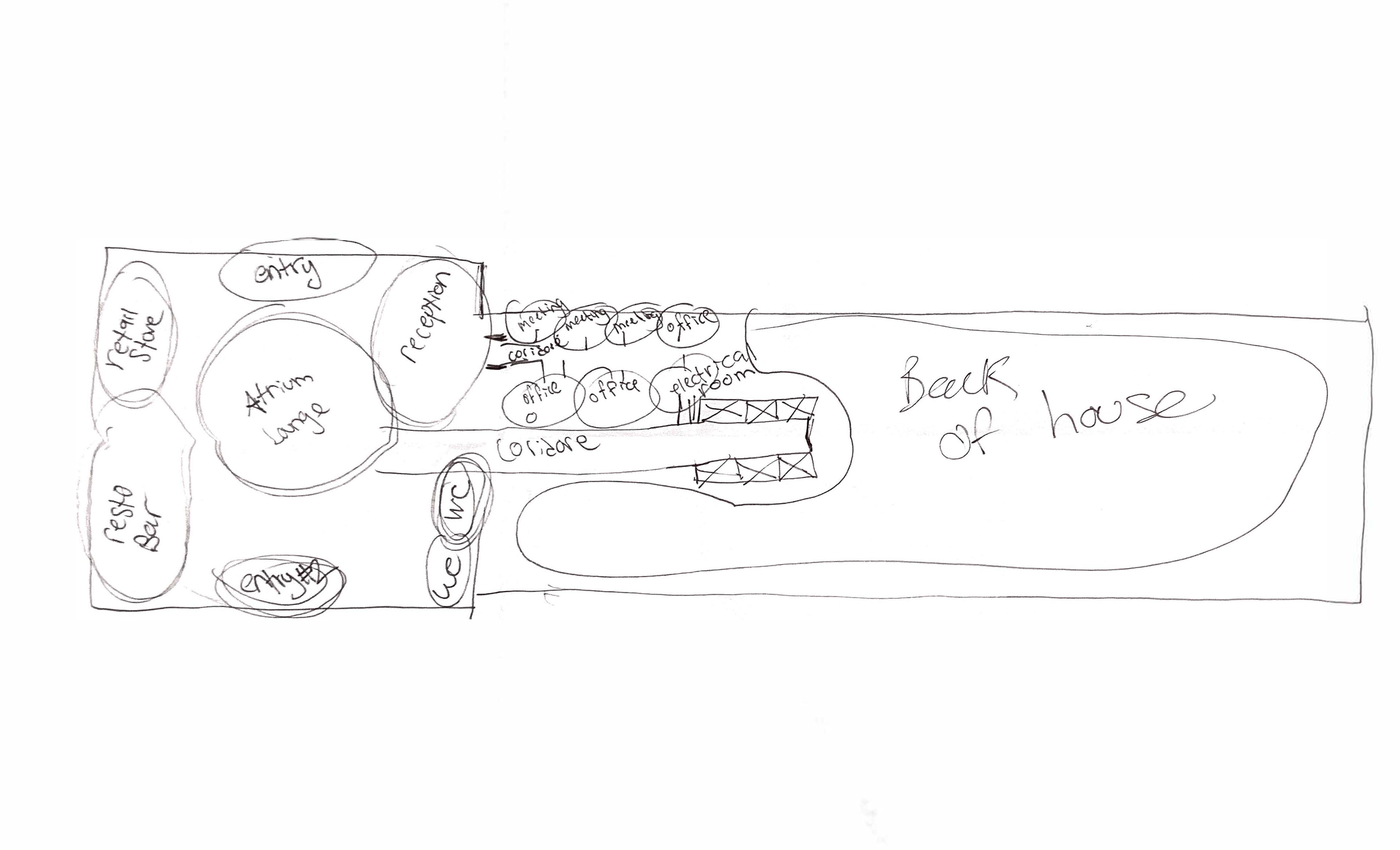 Ground Floor Bubble Diagram