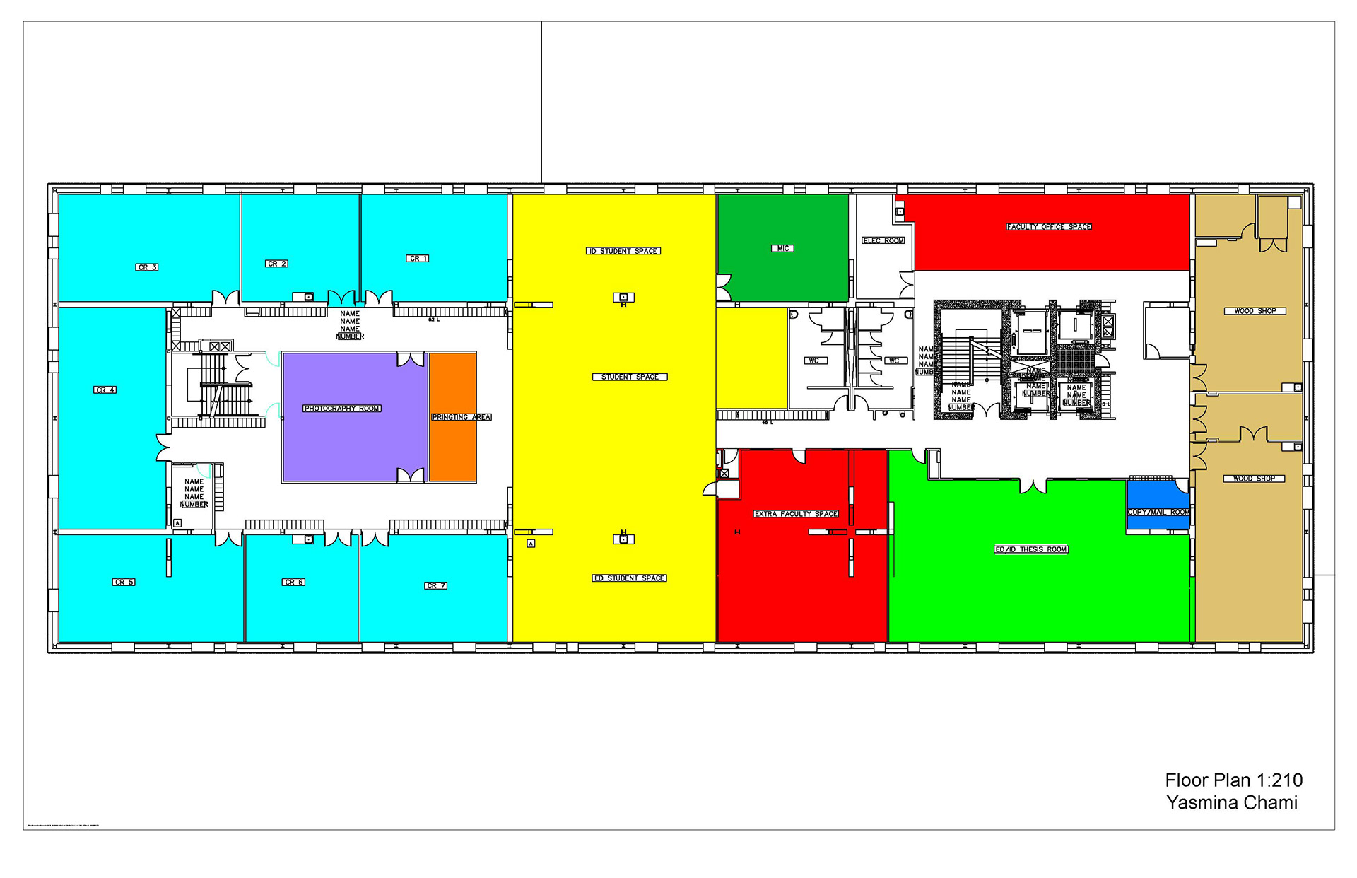 Existing Floor Plan and Zoning