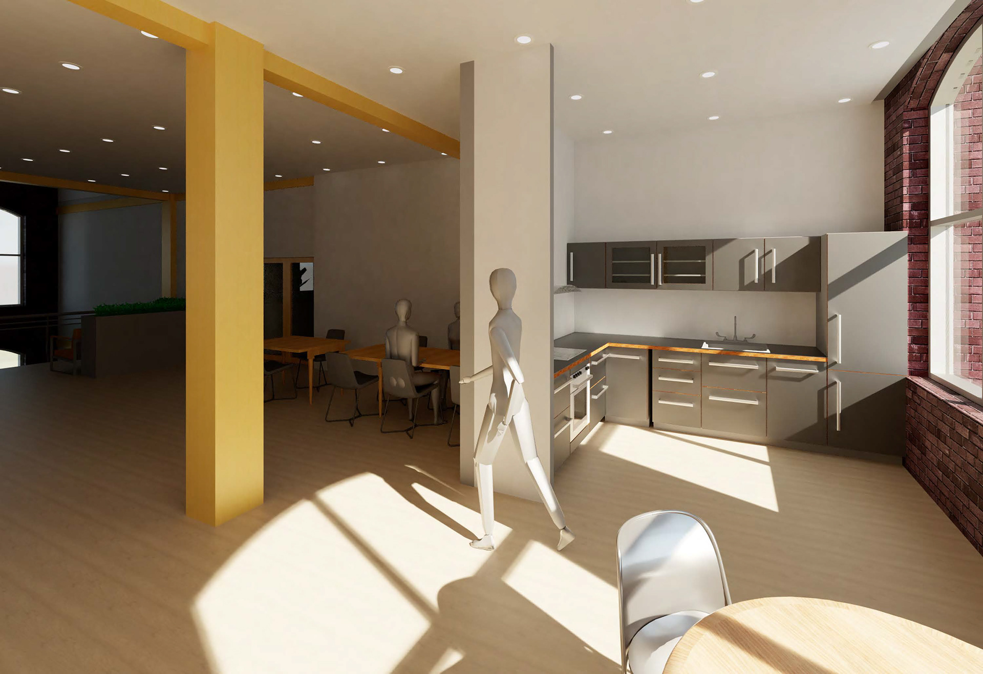 Residence Lounge Kitchen (2-5th floor)
