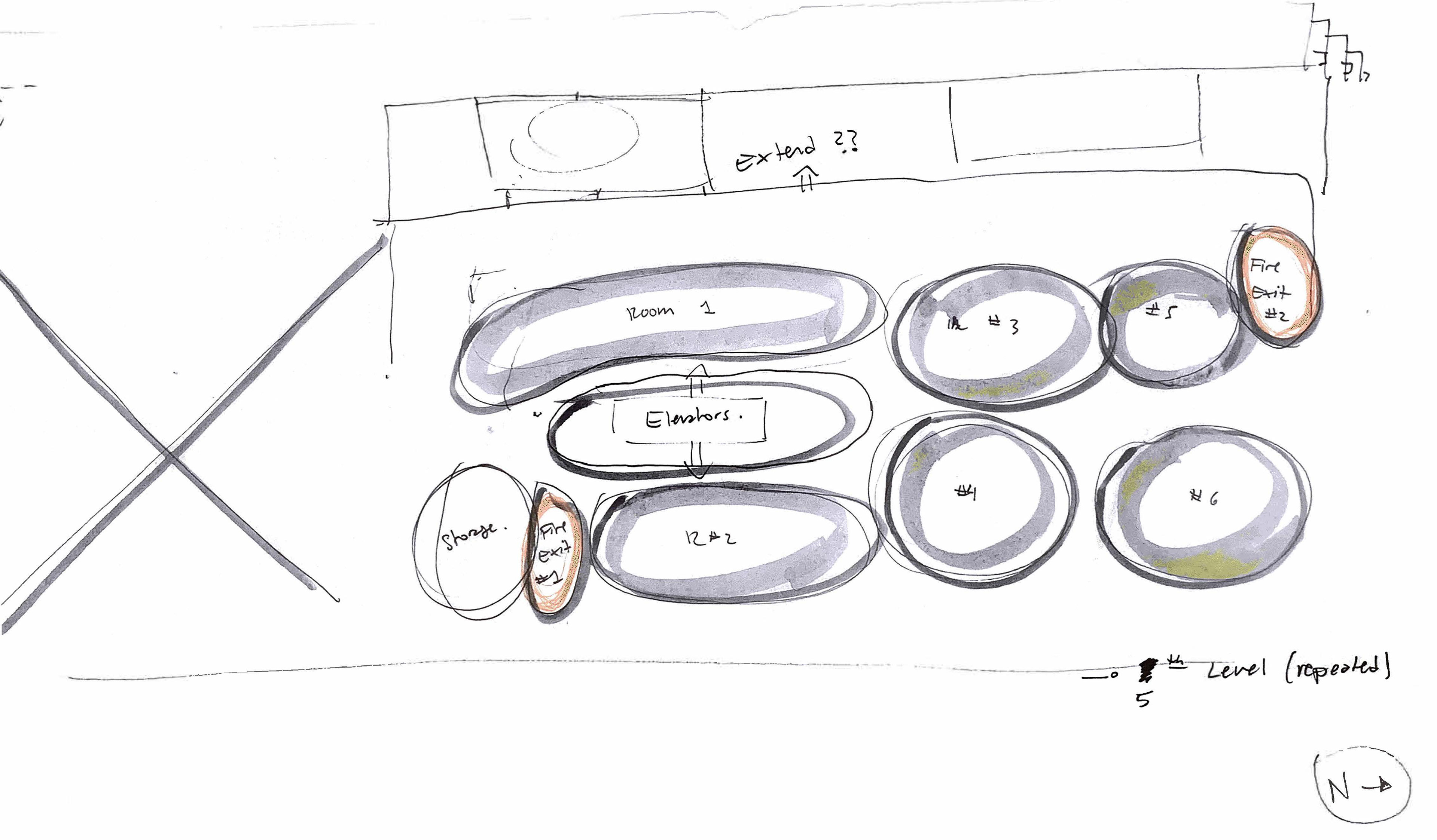 5th Floor Bubble Diagram