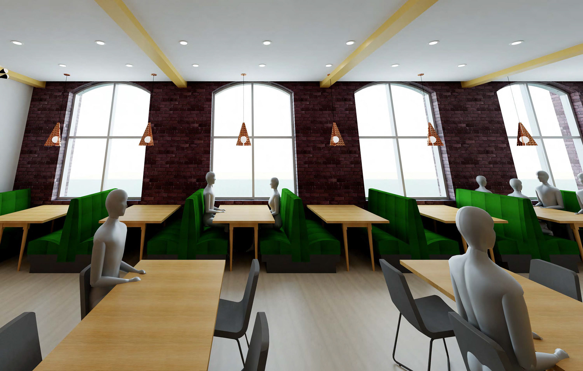 Cafe Booth Seating (1st Floor)