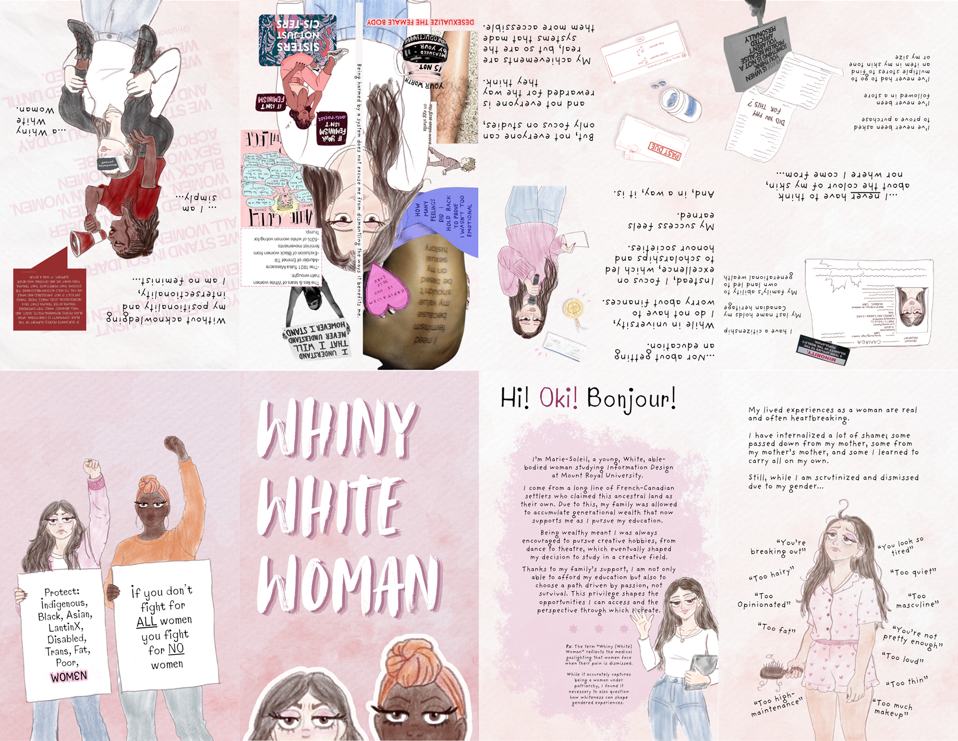 Overview of zine