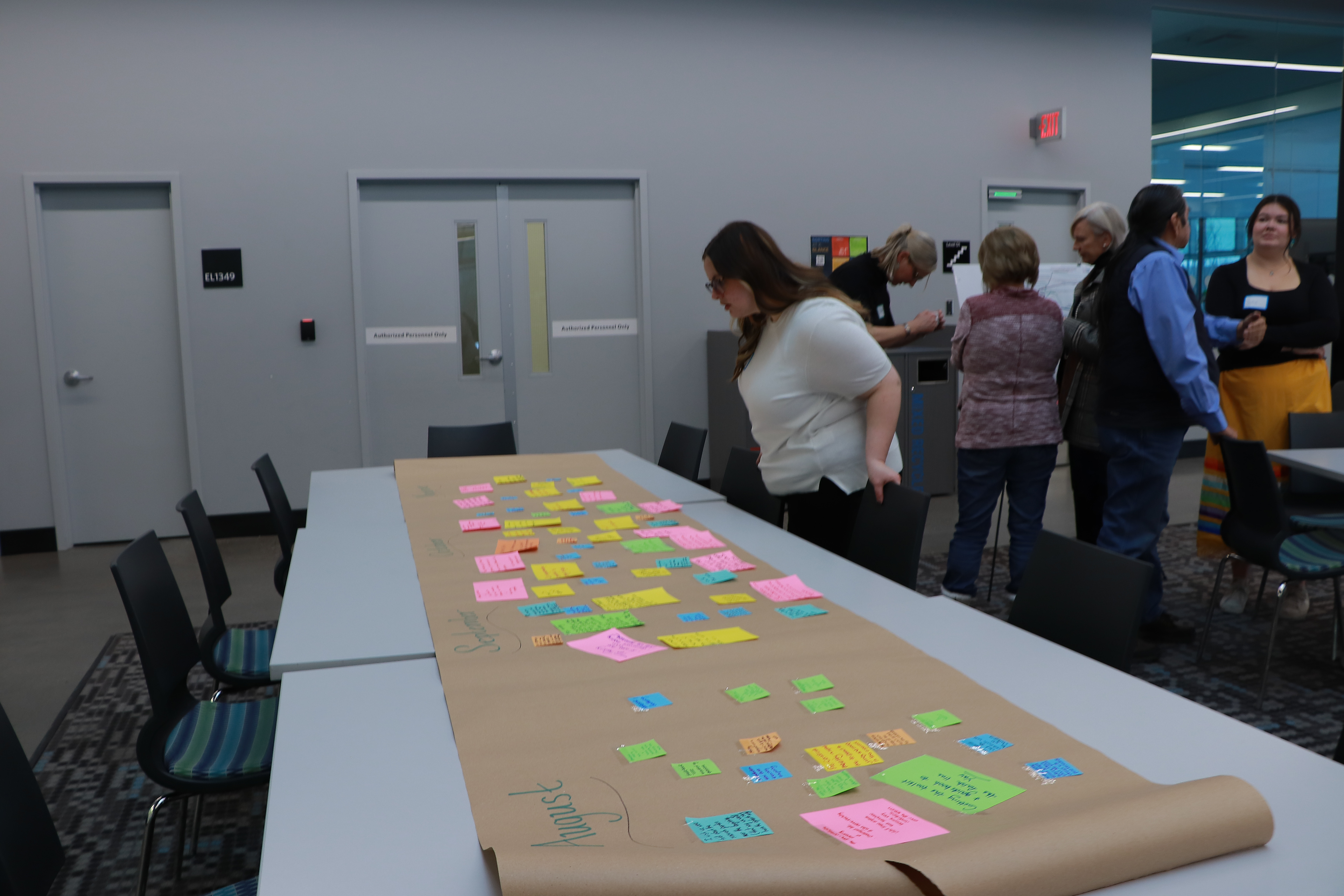 Key insights of the certificate written on post-it notes