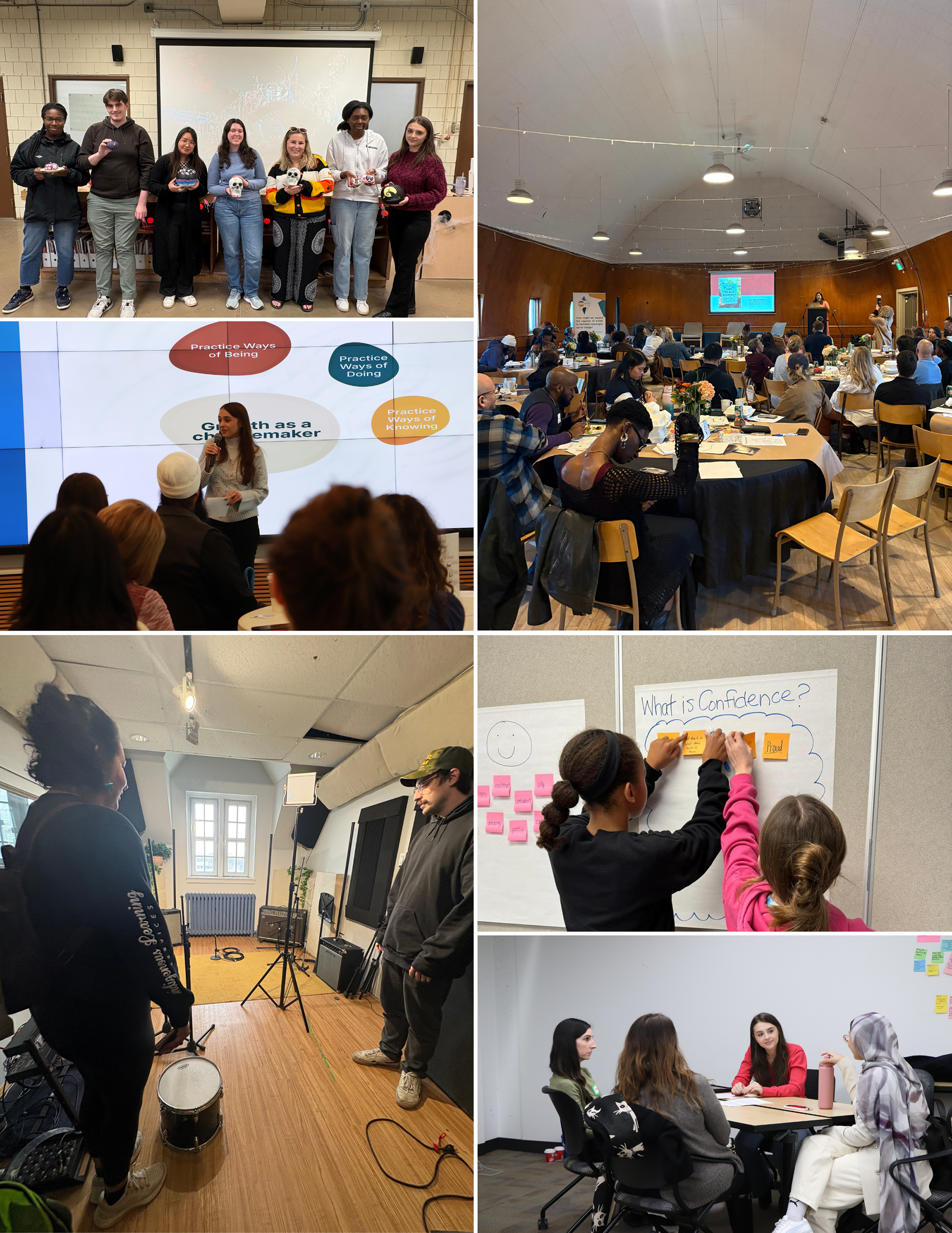 Collection of images showcasing the various instances I engaged in community-focused work