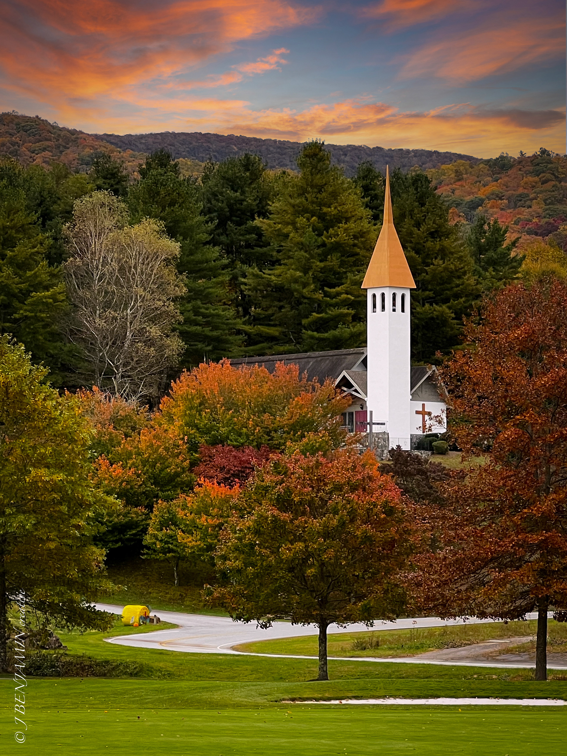 Chapel at Fall - Sky Valley GA