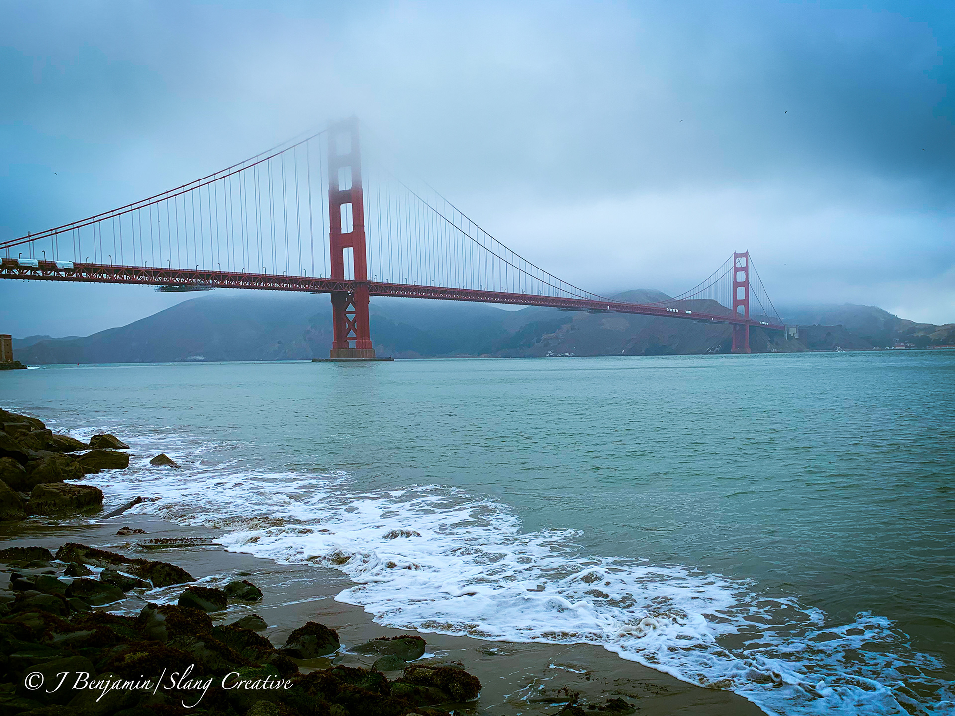 Mist Over the Golden Gate Bridge - San Francisco CA