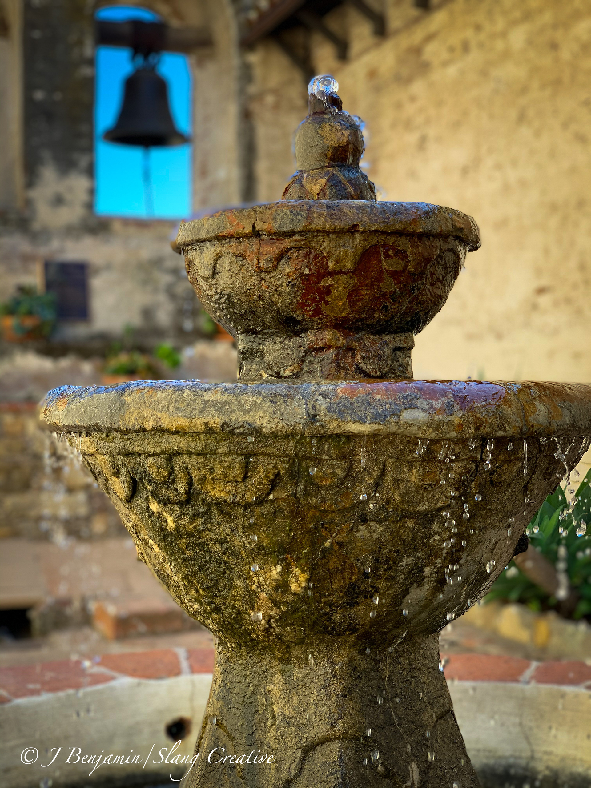 Fountain and A Bell - San Juan Capistrano CA