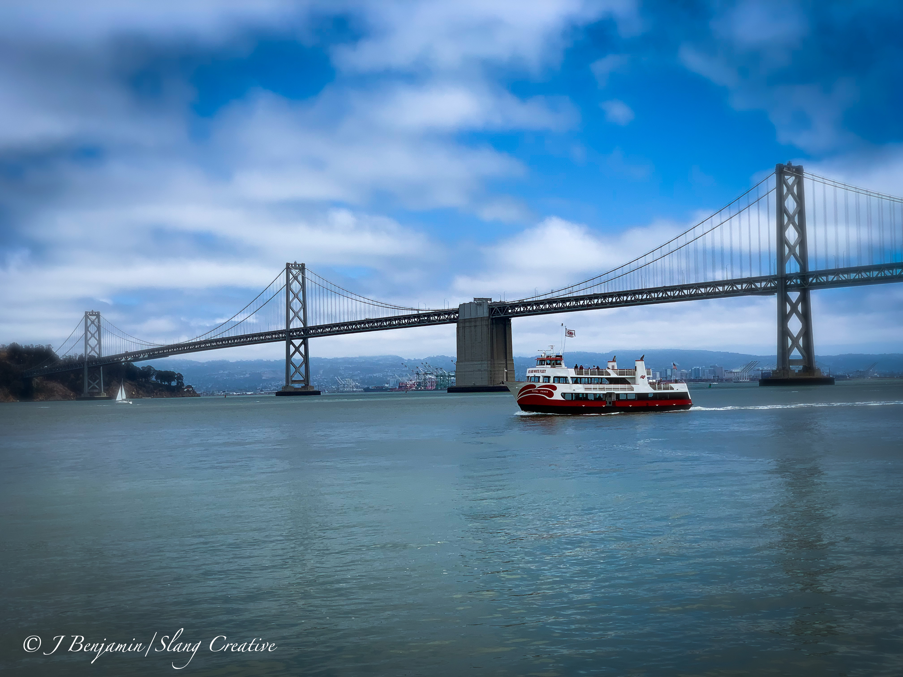 Red & White At Bay Bridge - San Francisco CA