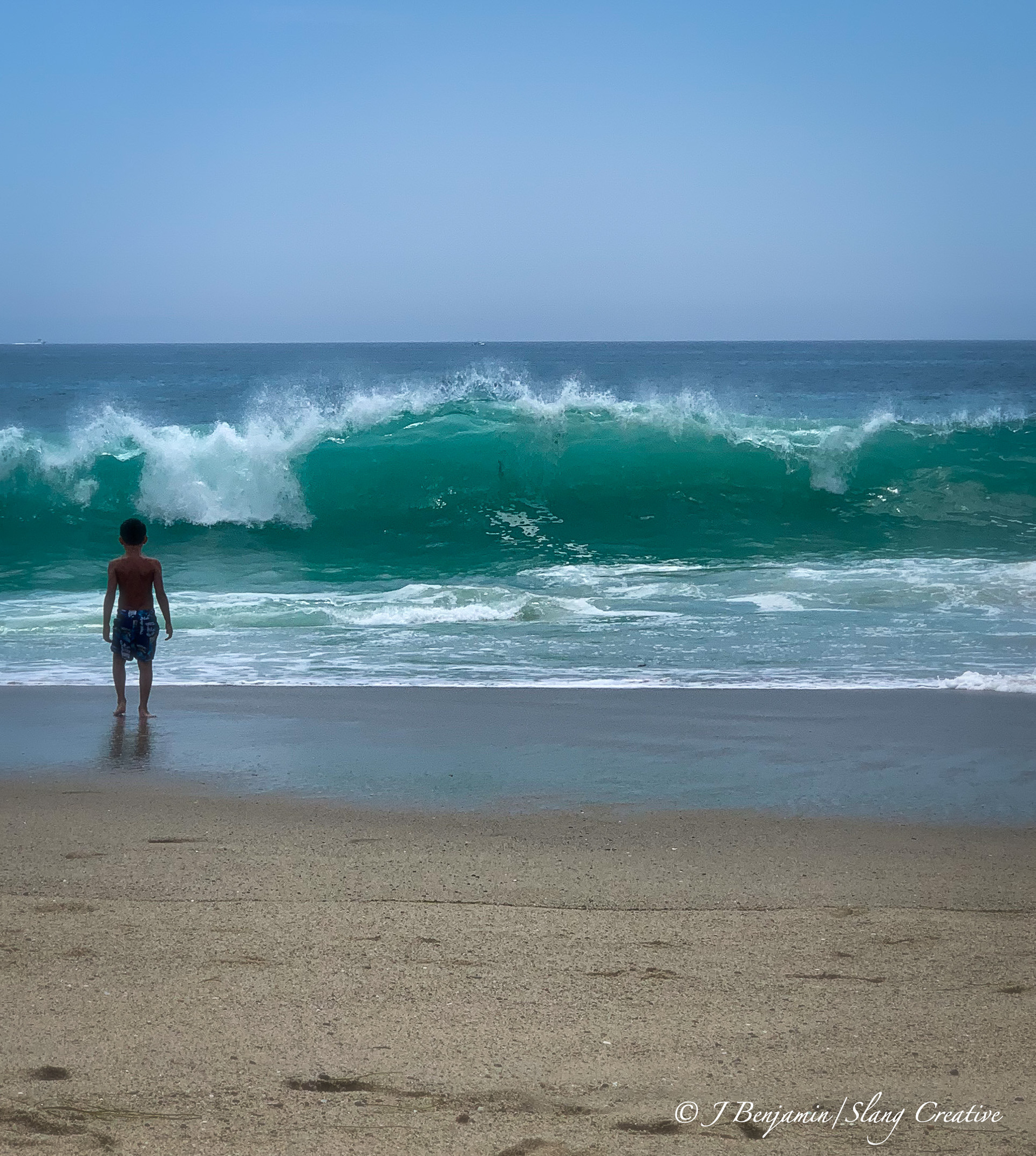 Boy Vs Water - Laguna Beach CA
